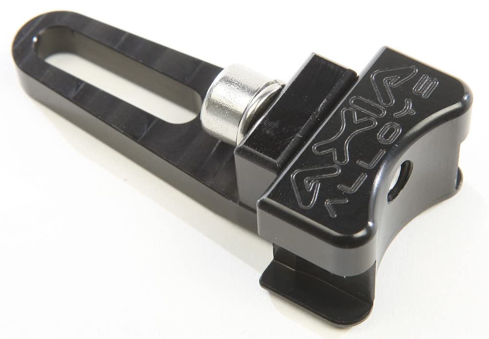 Axia Alloys MODLED8-BK 8mm Slot Black LED Light Bar End Mount Bracket - Perfect for Off-Road Trucks, ATVs & UTVs Night Driving