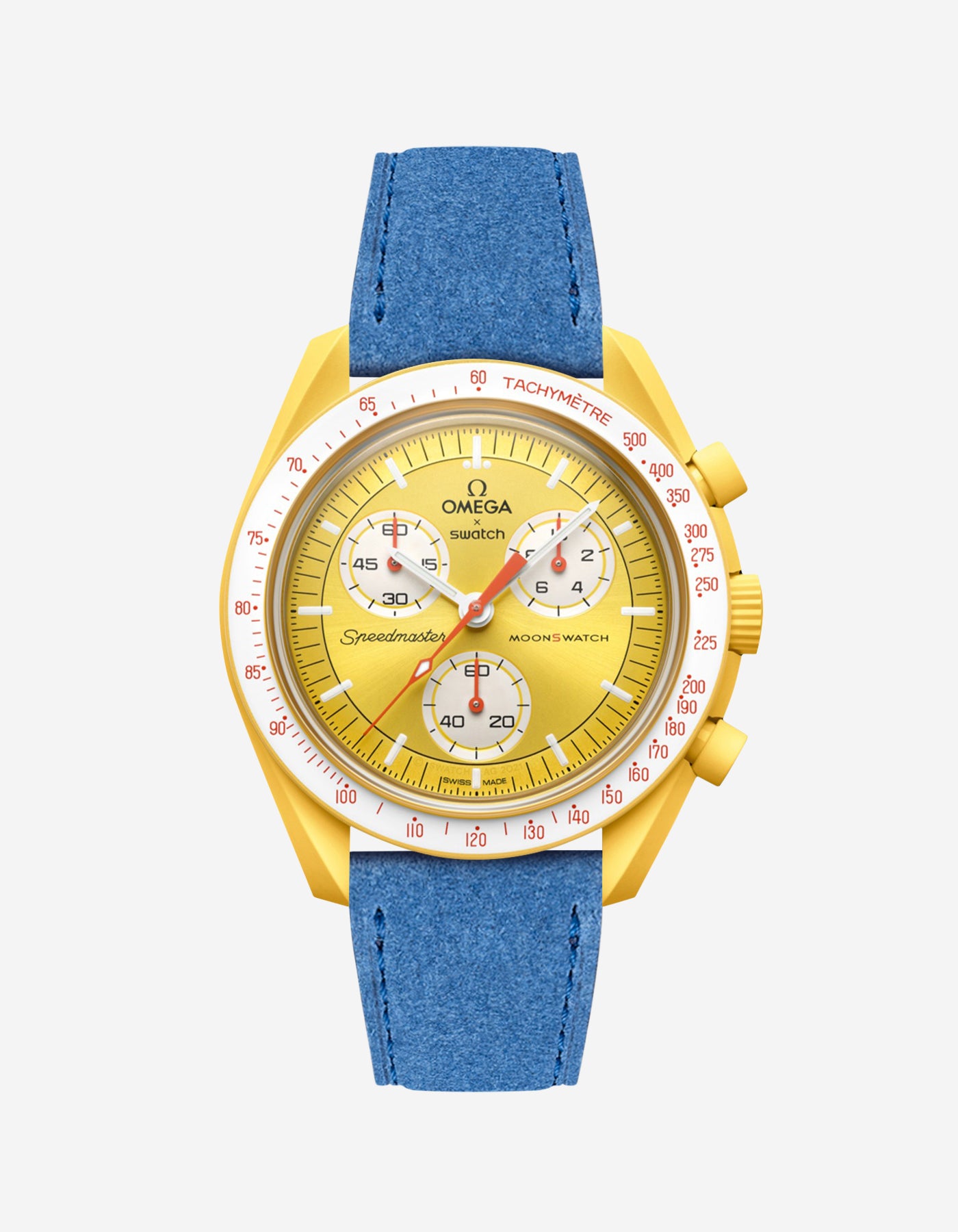 Omega X Swatch Mission to the Sun Leather Watch Straps - Premium Replacement Bands for MoonSwatch - Durable & Stylish for Everyday Wear & Special Occasions