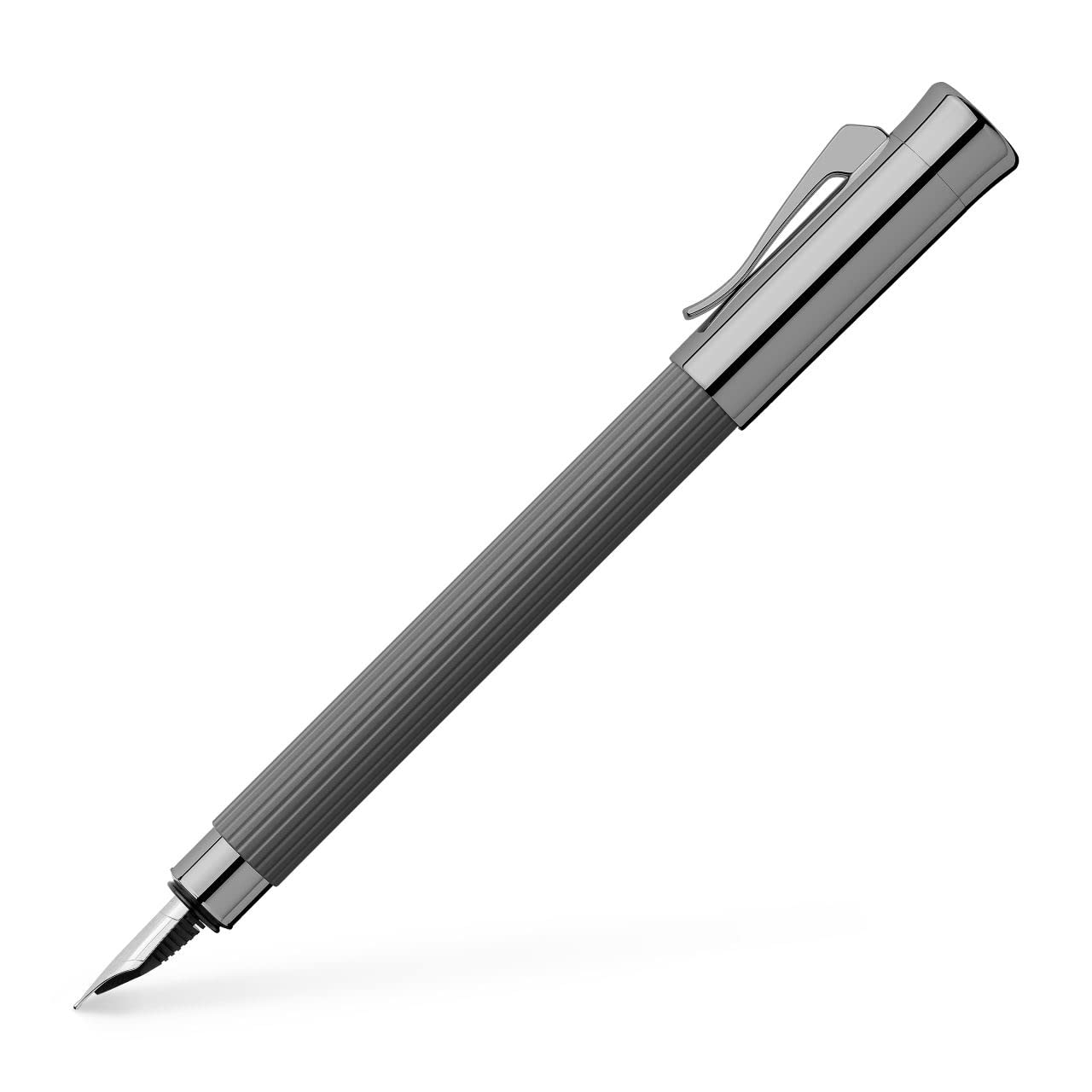 Premium Tamitio Stone Grey Fountain Pen with Extra Fine (EF) Nib - Elegant Writing Instrument in Gift Box for Professionals, Students & Calligraphy Enthusiasts - Perfect for Office Use, Journaling & Special Occasions