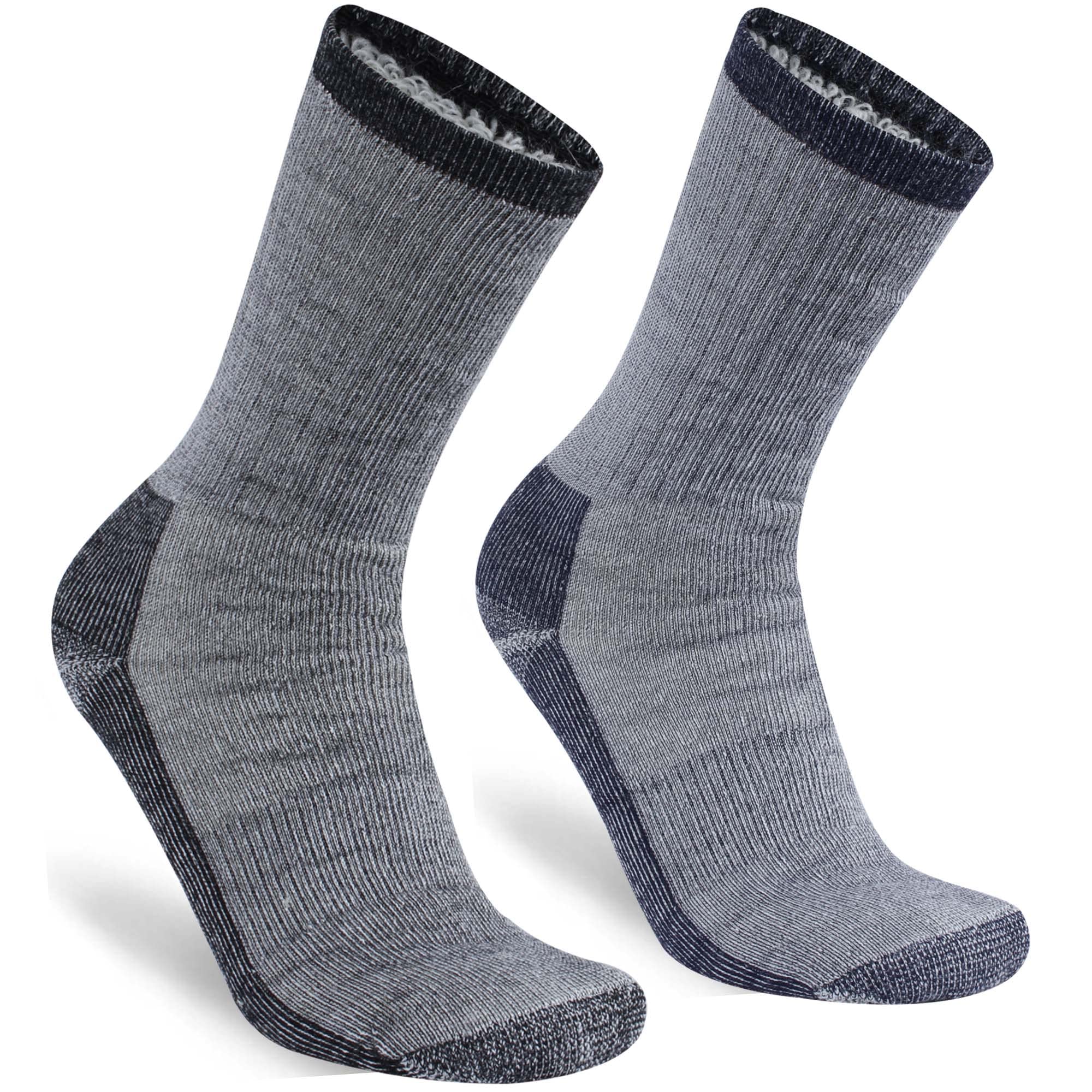 Premium Merino Wool Thermal Socks for Men & Women - Ultra Warm Winter Athletic Crew Socks (1/2/4 Pairs) - Perfect for Hiking, Running & Cold Weather Outdoor Activities