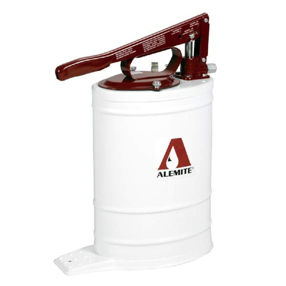 Alemite 7149 Series Bucket Pumps (6615-G) - Heavy Duty Grease Pump for Industrial Lubrication - Perfect for Automotive Shops, Farm Equipment & Machinery Maintenance