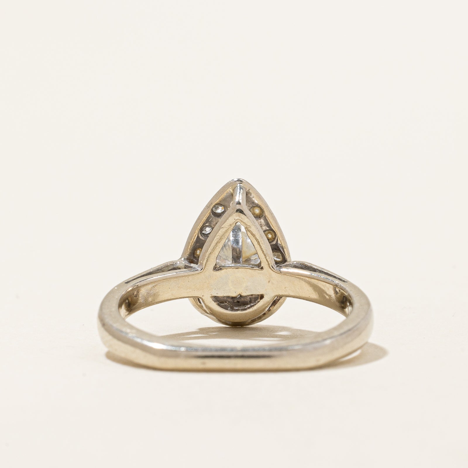 0.33ctw Diamond Pear Shaped Ring - Size 4.75 | Elegant Solitaire Engagement Ring for Women | Perfect for Proposals, Anniversaries & Special Occasions