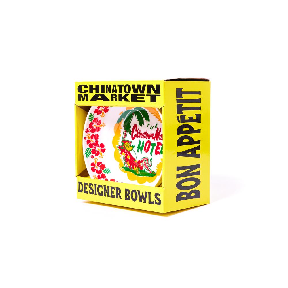 China Town Market Hotel Bowl Set of 4 - White Porcelain Rice & Soup Bowls for Home, Restaurant & Catering Use