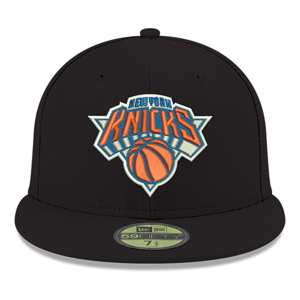 New Era 59Fifty New York Knicks Snapback Hat - Black NBA Basketball Cap for Men & Women - Perfect for Games, Streetwear & Fan Collections