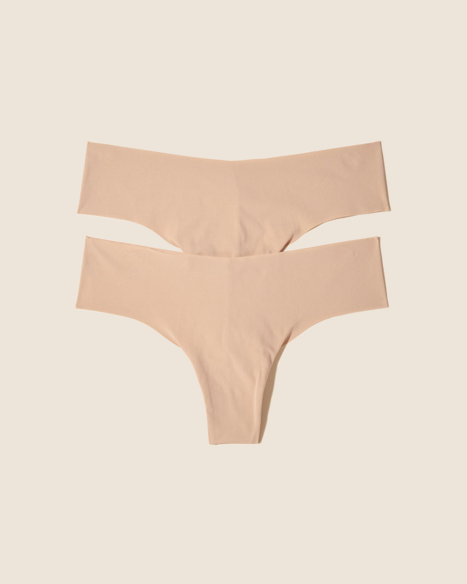 2 Pack Low Rise Thong Underwear for Women - Comfortable Seamless Panties for Everyday Wear | Perfect for Yoga, Workout & Lounge