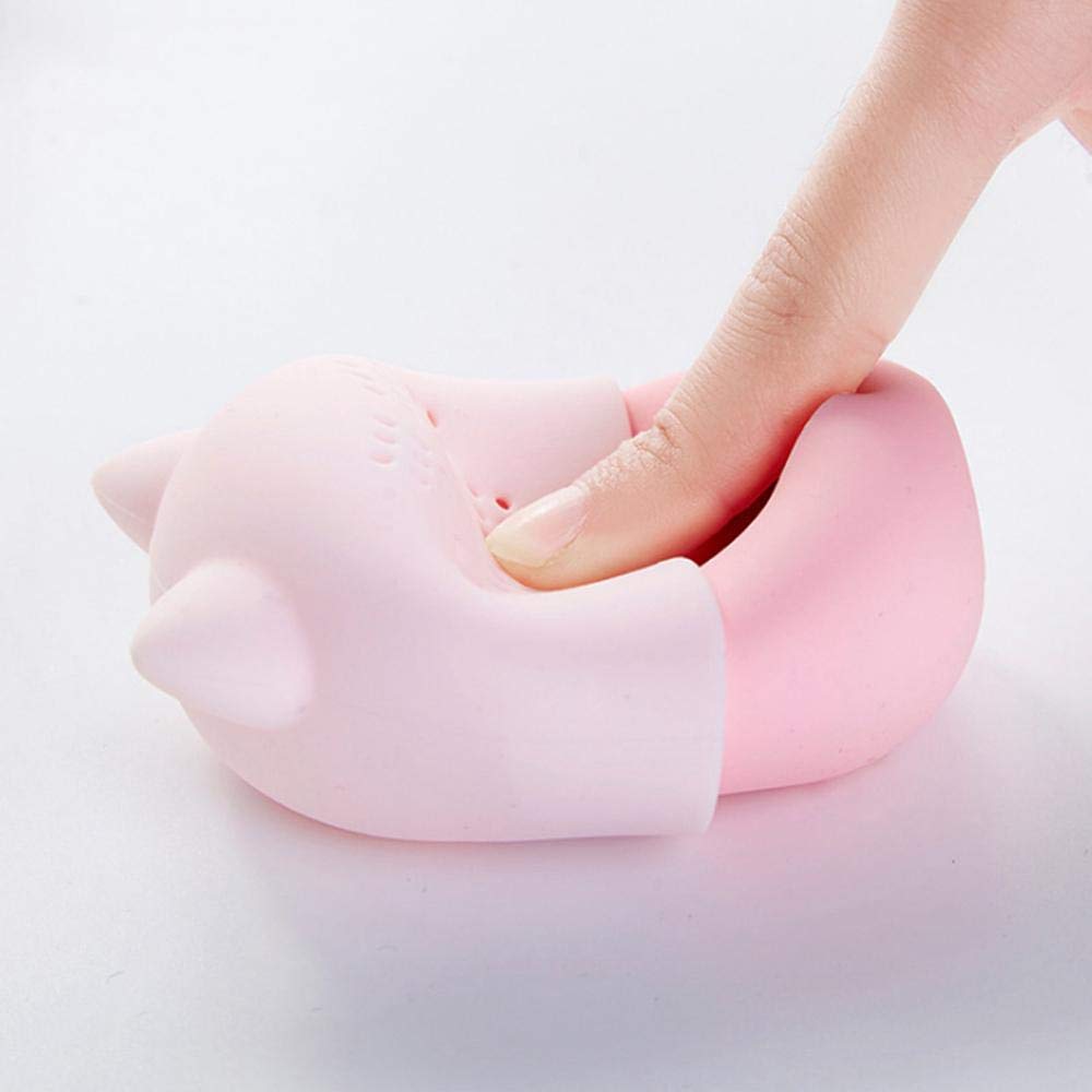 1Pc Cute Cat Silicone Makeup Sponge Holder - Travel Beauty Blender Case for Storage & Organization (Pink) | Perfect for Travel, Home & On-the-Go Makeup Application