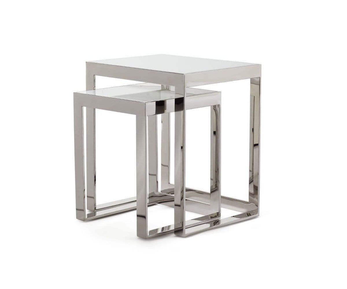 Svante Modern Nesting Tables - Set of 3 Space-Saving Side Tables for Living Room, Bedroom & Office - Wooden Coffee Table Set with Stylish Minimalist Design - Perfect for Small Spaces, Home Decor & Interior Styling
