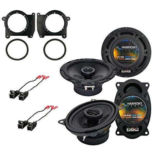 Harmony Audio R65 R46 Factory Replacement Speaker Upgrade Kit - Compatible with GMC Sonoma 1998-2004 | High-Quality Car Audio System for Enhanced Sound Experience