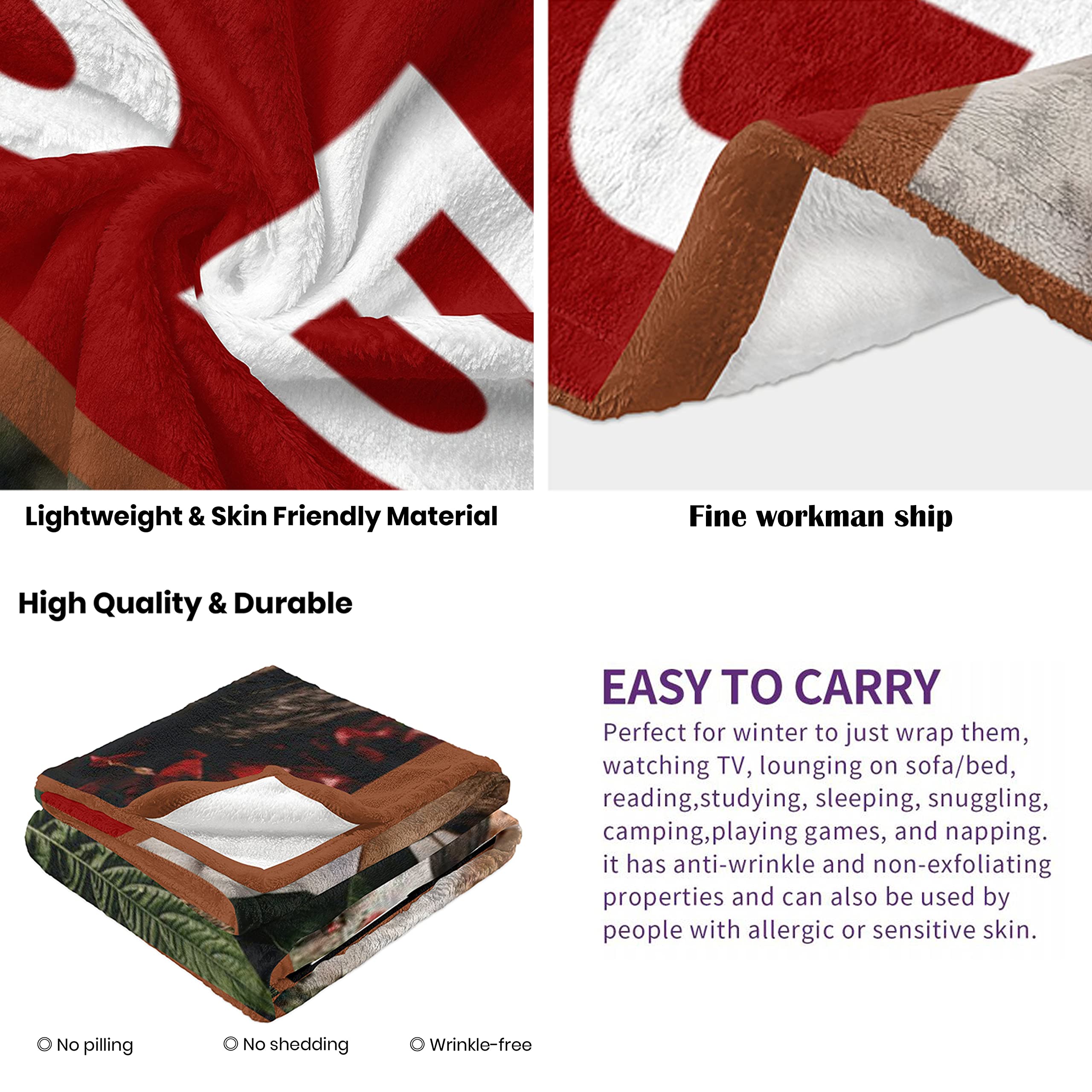 Personalized Anniversary & Wedding Gifts for Husband - Custom Couple Blankets, Valentine's Day & Birthday Presents for Him - Perfect for Long Distance Relationships & Romantic Home Decor