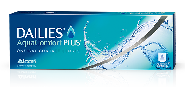 DAILIES AquaComfort Plus Daily Contact Lenses - 90 Pack (6 Boxes of 15 Lenses) | Moisturizing & Comfortable | Perfect for Dry Eyes, All-Day Wear & Active Lifestyle