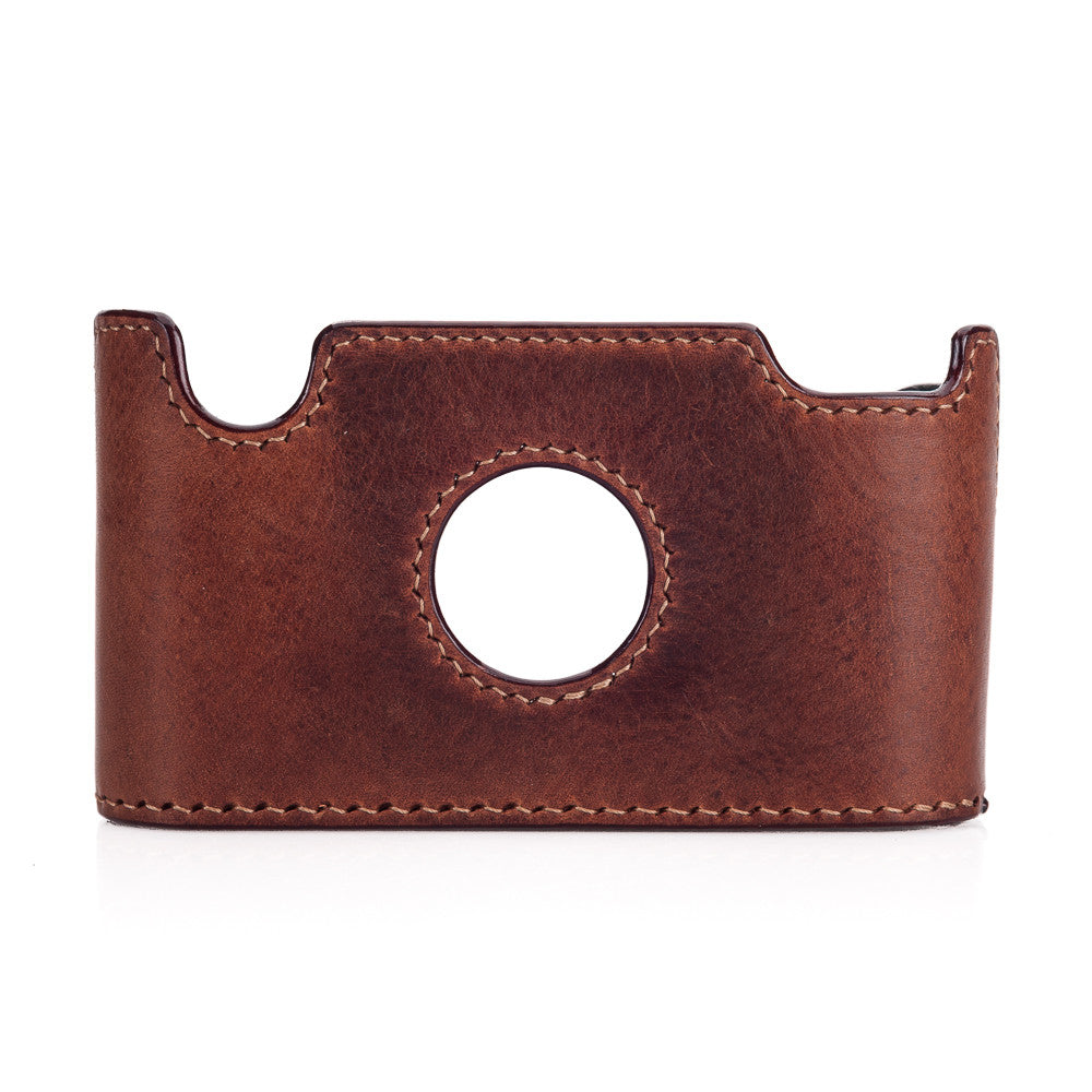 Arte di Mano Half Leather Case for Leica M-D Typ 262 Camera with Battery Access Door - Rally Volpe Brown - Premium Protection for Street & Travel Photography