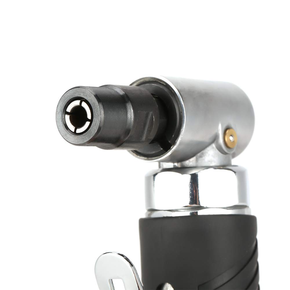 AG-315 1/4BSP 90 Degree Pneumatic Angle Die Grinder - Air Powered Polishing & Grinding Tool for Metalworking, Wood Carving & Automotive Repair