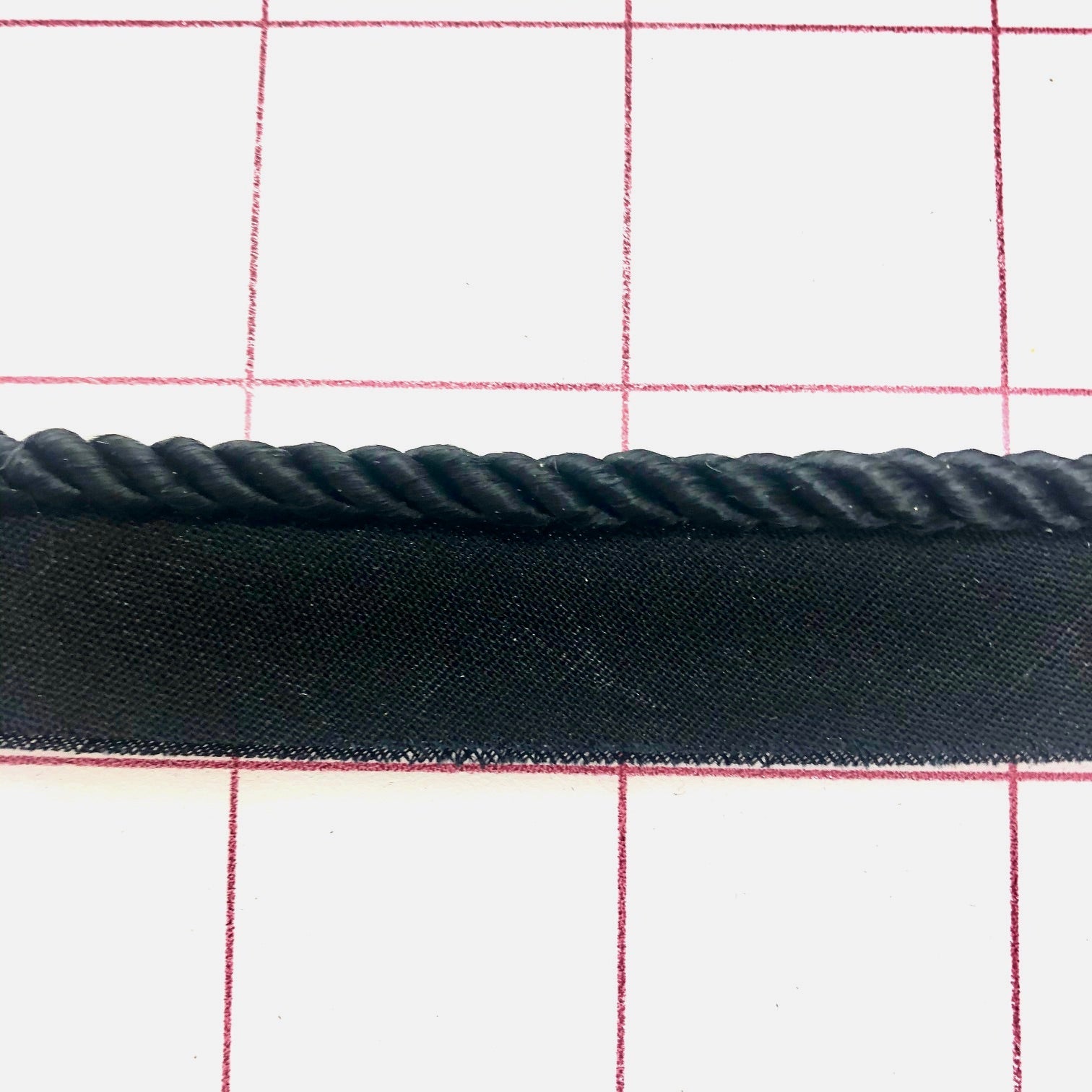 Black Piping Cord - Durable and Stylish for Sewing, Upholstery, and DIY Craft Projects