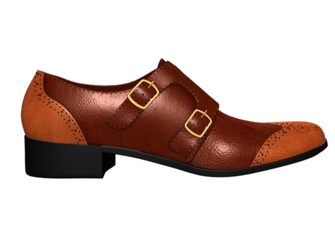 Baron Monk Shoes for Men - Classic Leather Dress Shoes with Buckle Strap - Comfortable & Stylish for Business, Office & Formal Occasions
