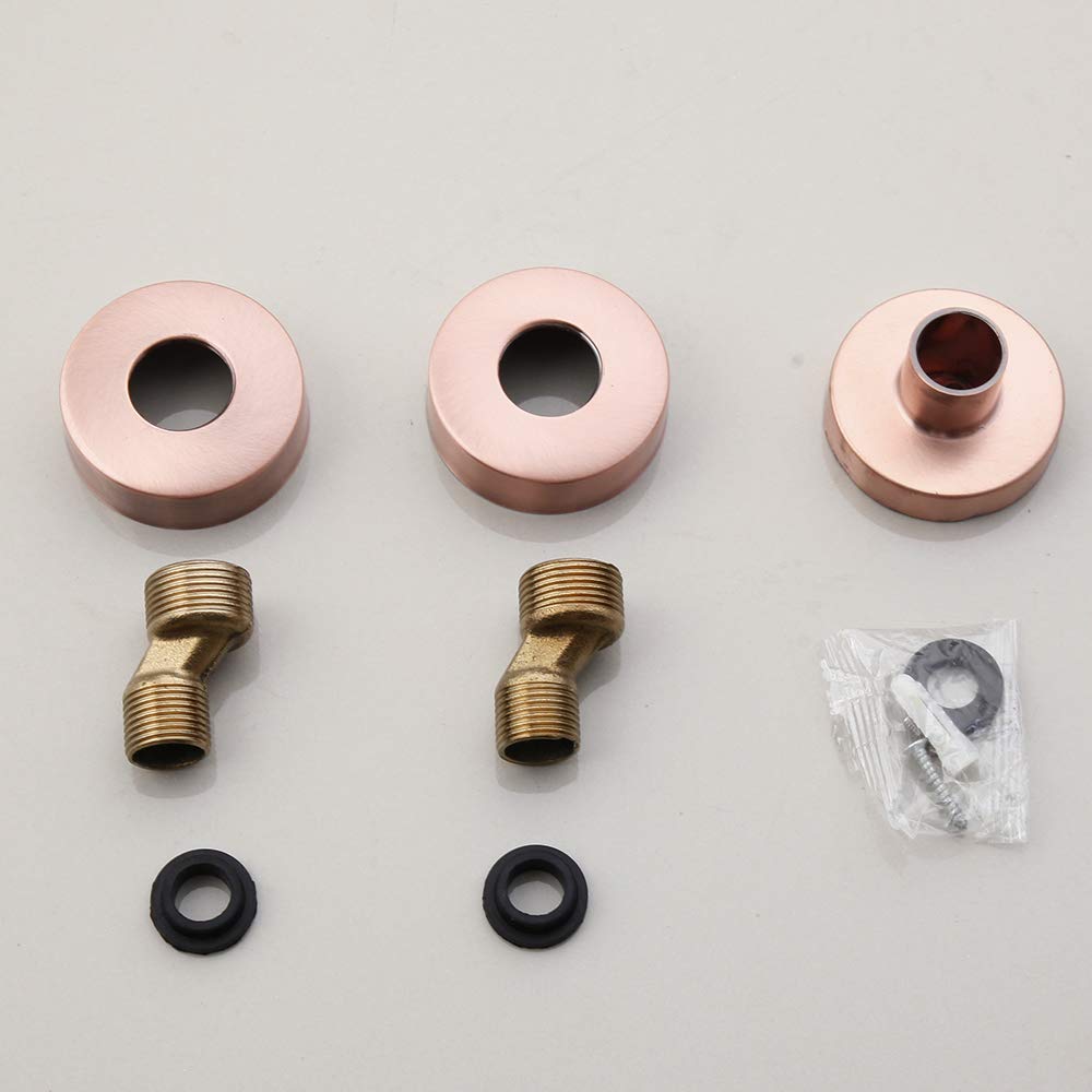 8 Inch Brass Rainfall Shower System - Wall Mounted Luxury Shower Combo with Handheld Shower Head & Antique Copper Faucet Valve | Perfect for Spa-Like Bathroom Experience, Modern Home Upgrade & Relaxing Rainfall Shower