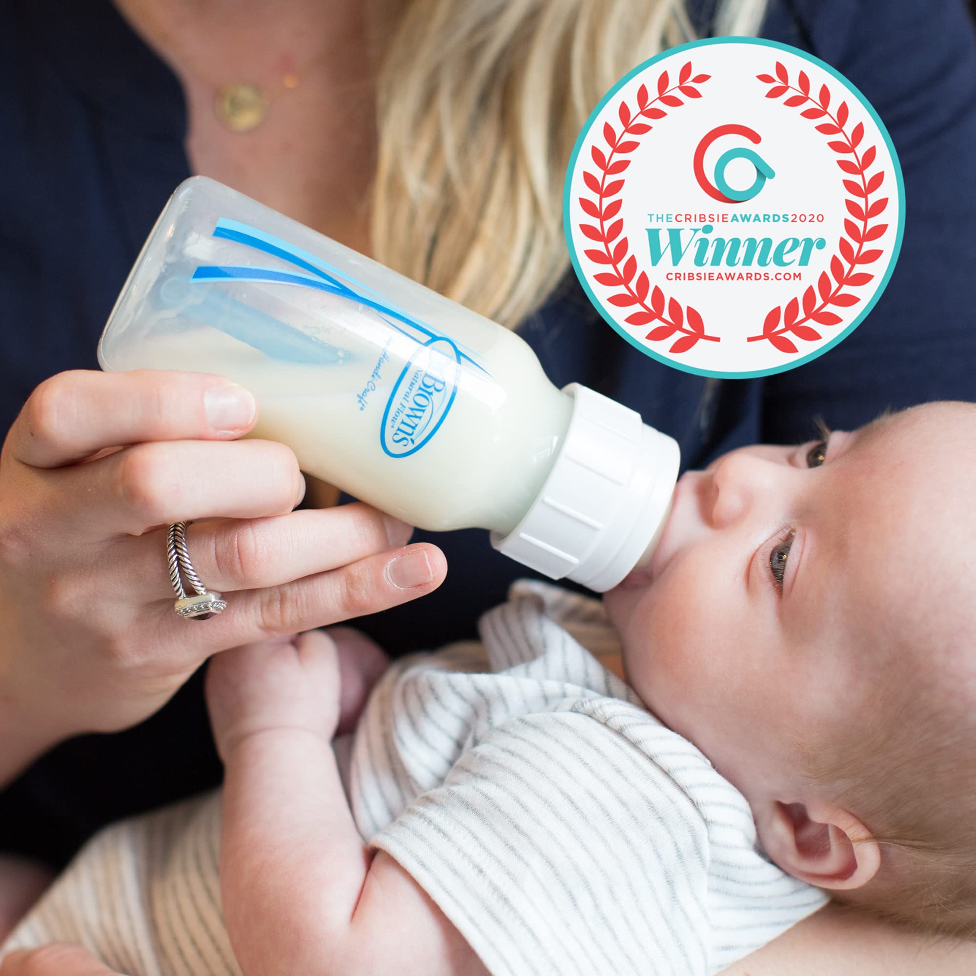 Dr. Brown's Standard Baby Bottles - 8-Ounce (4 Pack) | BPA-Free Anti-Colic Bottles for Newborns & Infants | Perfect for Breastfeeding, Formula Feeding & On-the-Go Use