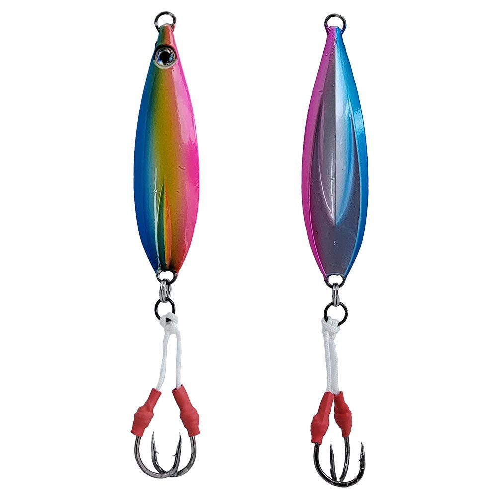 LM Fall Flat Jim's Jigs - Premium Fishing Lures for Bass, Trout & Walleye | Ideal for Freshwater & Saltwater Fishing