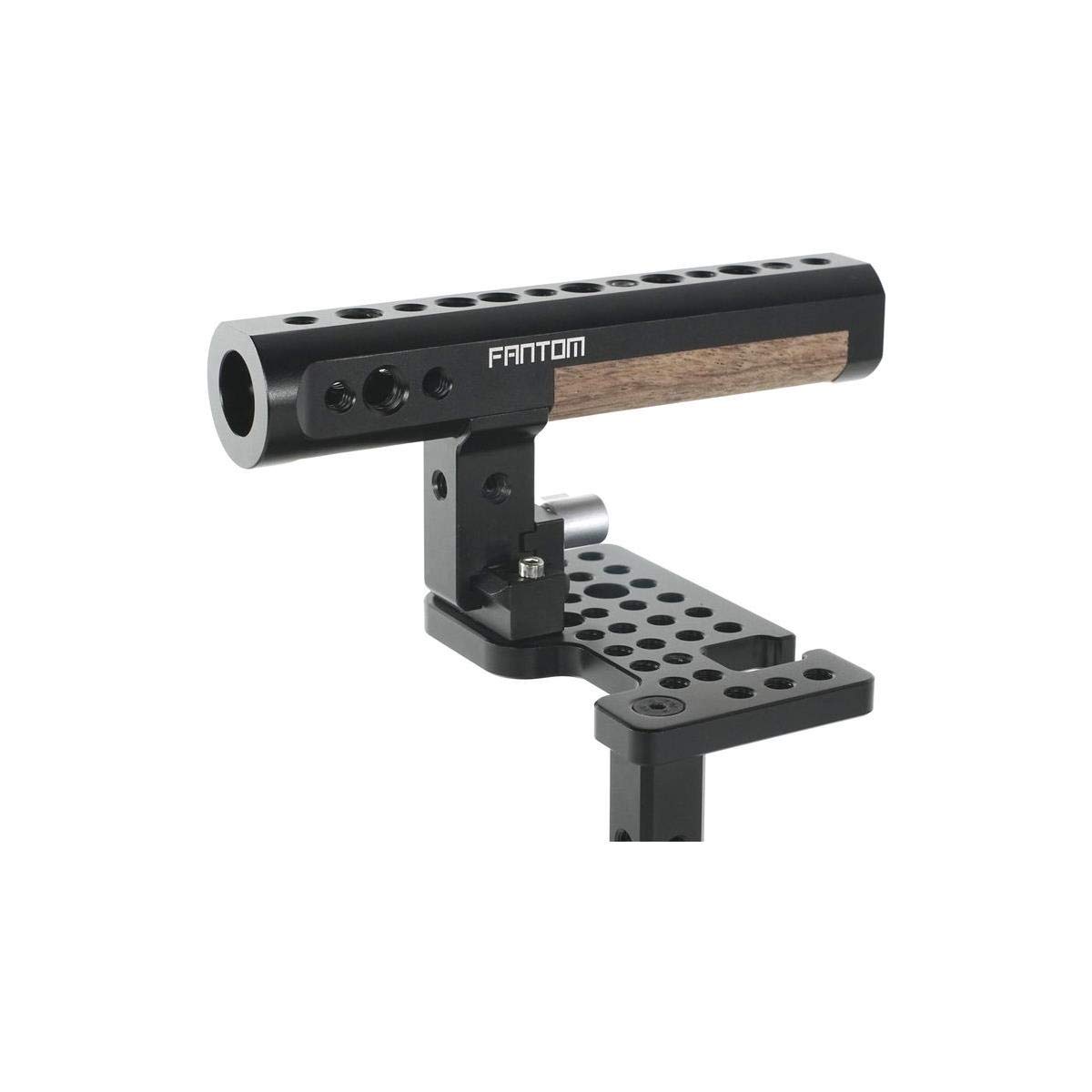 Fantom Camera Cage for Blackmagic Pocket Cinema 4K - Aluminum Alloy Rig with 15mm Rod Clamps & NATO Rail - Perfect for Filmmaking, Vlogging & Professional Videography