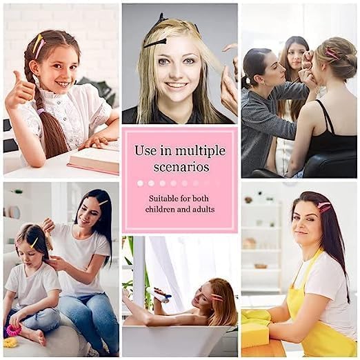 Professional Plastic Hair Clips for Styling - Non-Slip Duckbill Sectioning Clips for Thick Hair (Pack of 24) - Perfect for Salon, Home Haircuts & DIY Styling