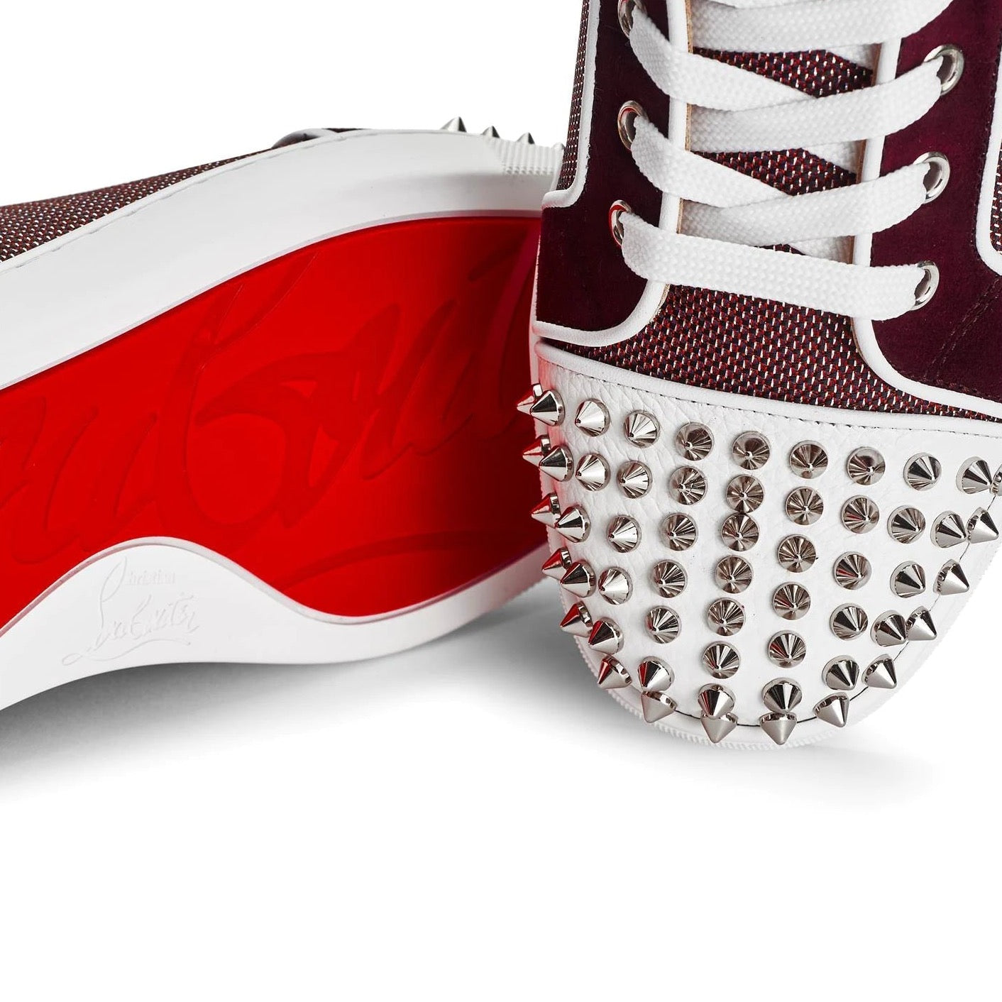 Christian Louboutin Orlato Spike High Heels - Luxury Women's Stiletto Pumps with Signature Red Sole | Perfect for Evening Parties, Weddings & Special Occasions