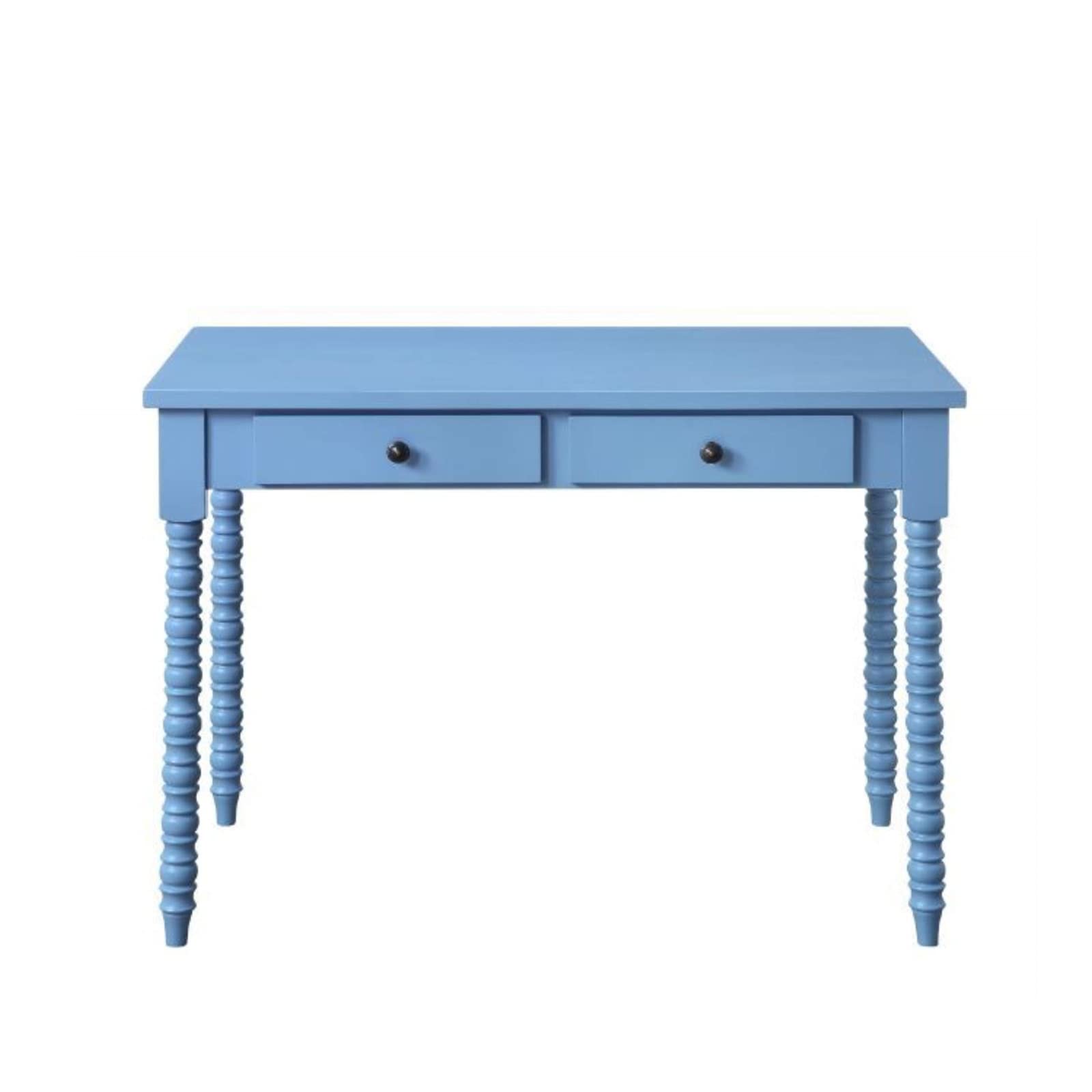 Moon Story Acme Blue Wooden Desk with Drawers - 42