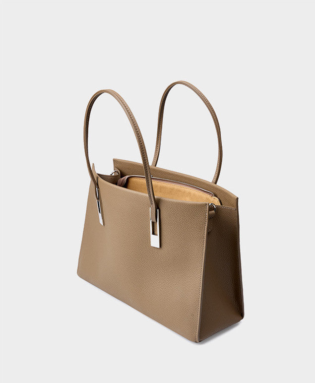 Structured Everyday Tote Bag for Women - Durable Work & Travel Tote with Pockets - Perfect for Office, Commute, Shopping & Beach Day Essentials