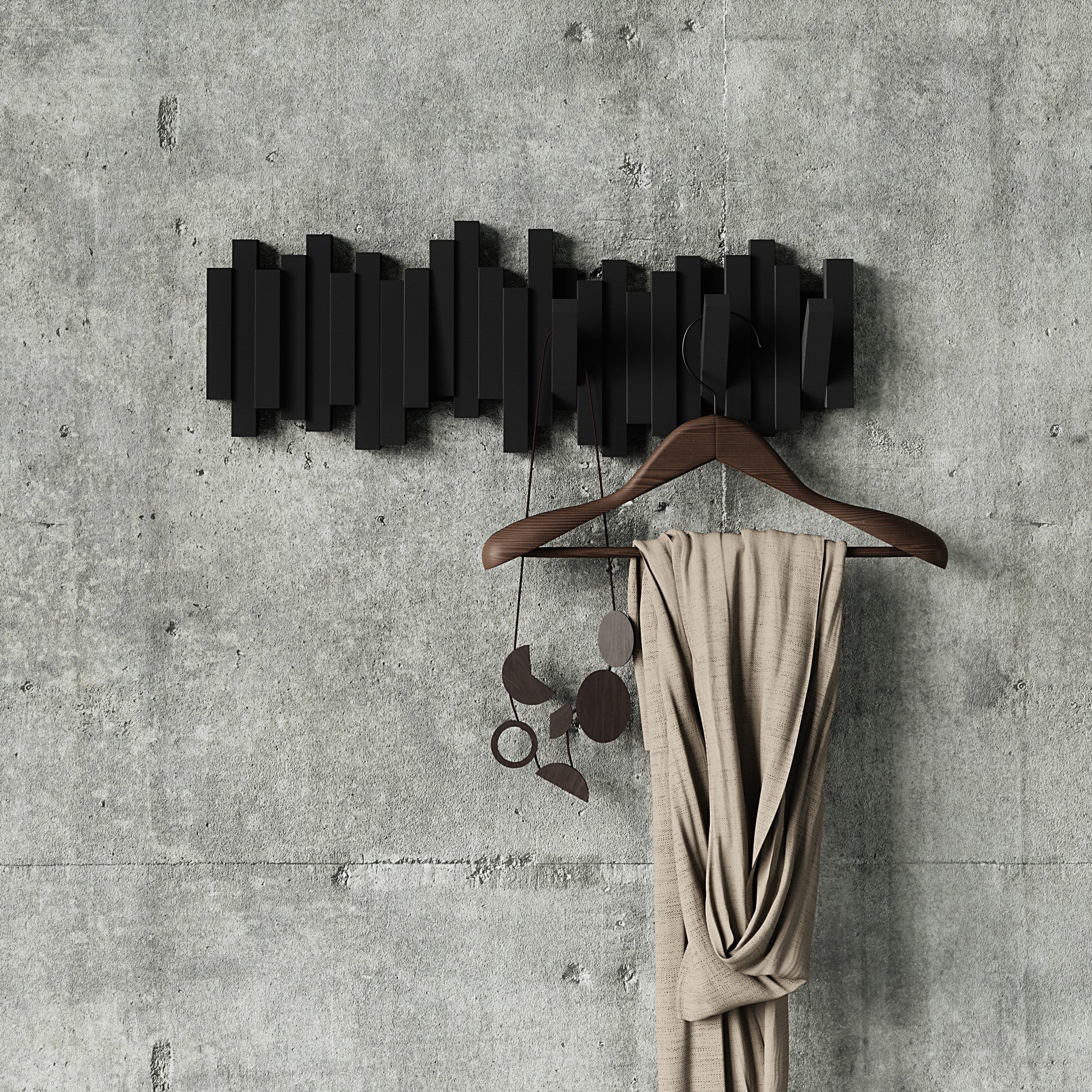 5-Pack Adhesive Wall Hooks - Heavy Duty Sticky Hooks for Hanging Coats, Hats, Keys & Decor - Perfect for Home, Office, Dorm & Bathroom Organization