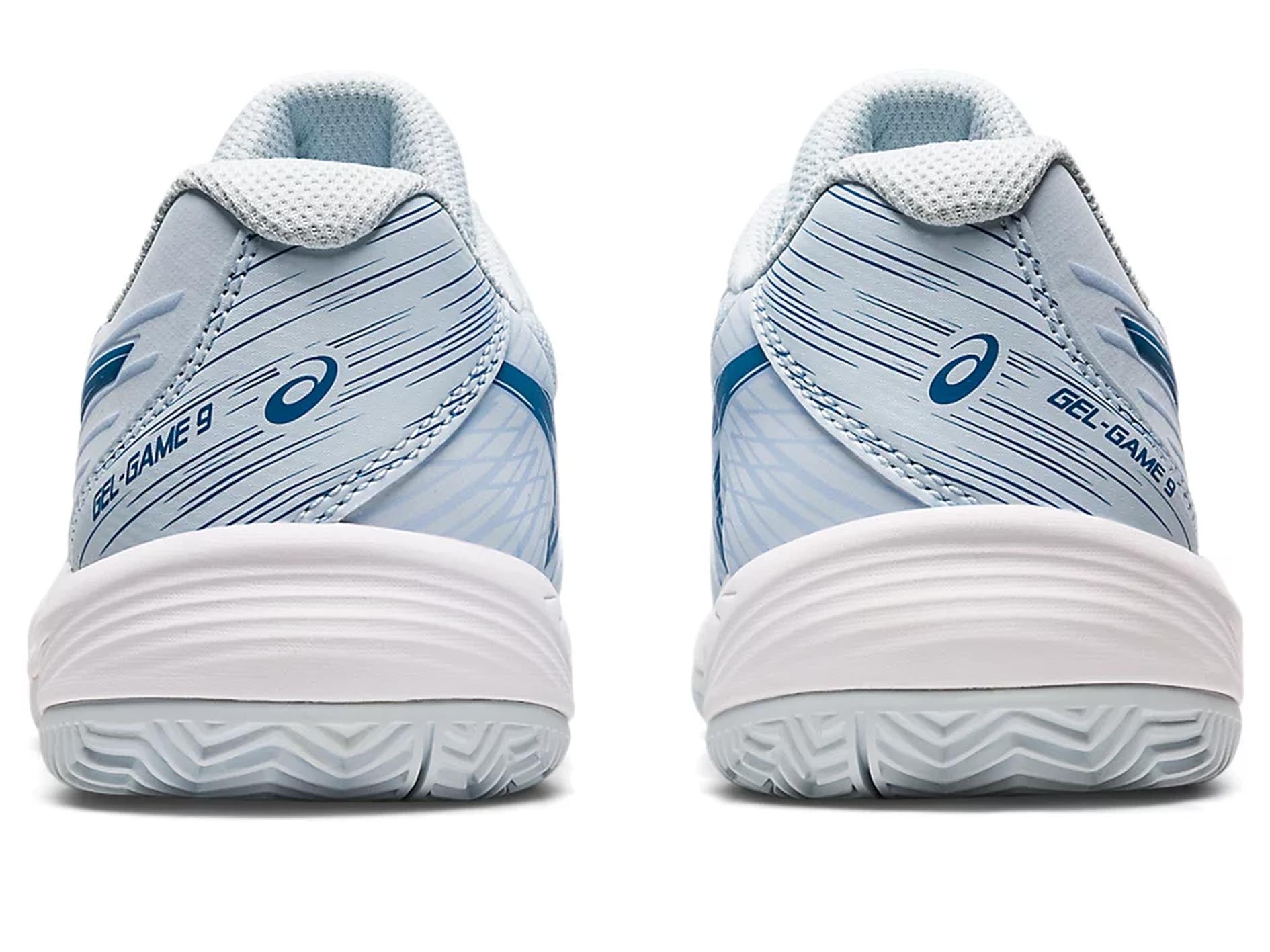 ASICS Junior Gel Game 9 GS Tennis Shoes for Kids - 1044A057-400 | Lightweight & Supportive Court Sneakers for Junior Players - Perfect for Tennis Training & School Sports