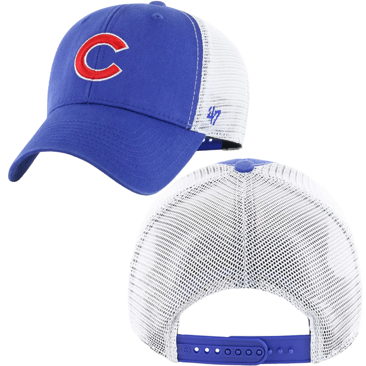 Chicago Cubs '47 MVP Clean Up Adjustable Hat - Vintage Baseball Cap for Men & Women - Perfect for Games, Tailgating & Casual Wear
