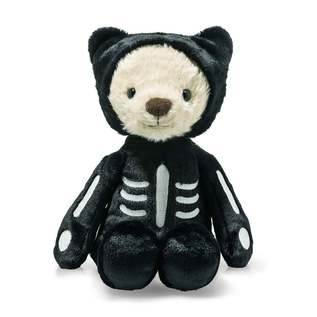 Mr. Bones Teddy Bear - Gothic Plush Toy for Halloween Decor, Unique Gift for Horror Fans & Alternative Style Lovers | Perfect for Spooky Bedroom Decor, Themed Parties & Gothic Collections