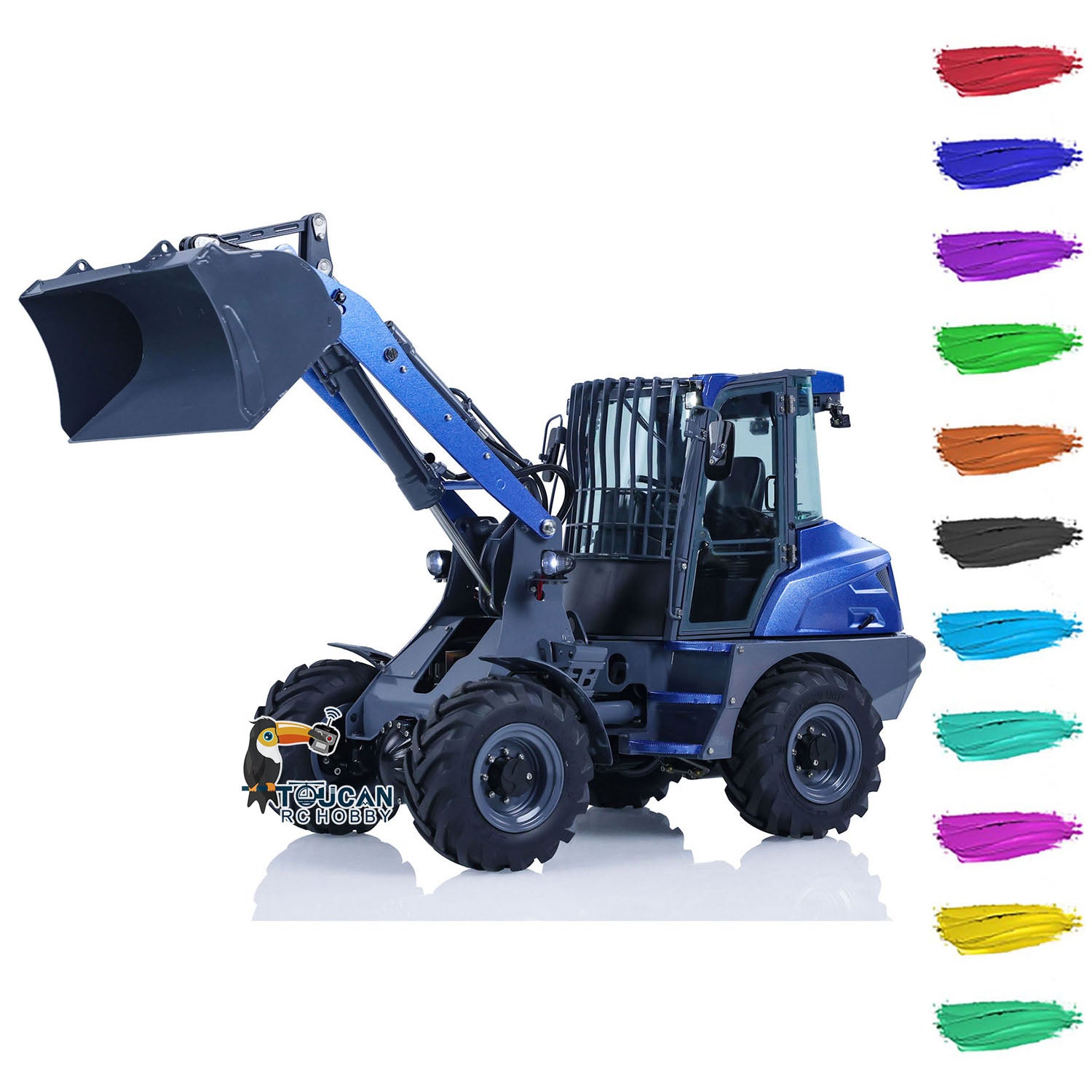 1:14 LESU Metal RC Hydraulic Loader - Remote Control Construction Vehicle with Realistic Simulation, MCL8 Model, Electric Engineering Toy for Adults & Kids | Perfect for Construction Site Play, Collecting, and STEM Learning