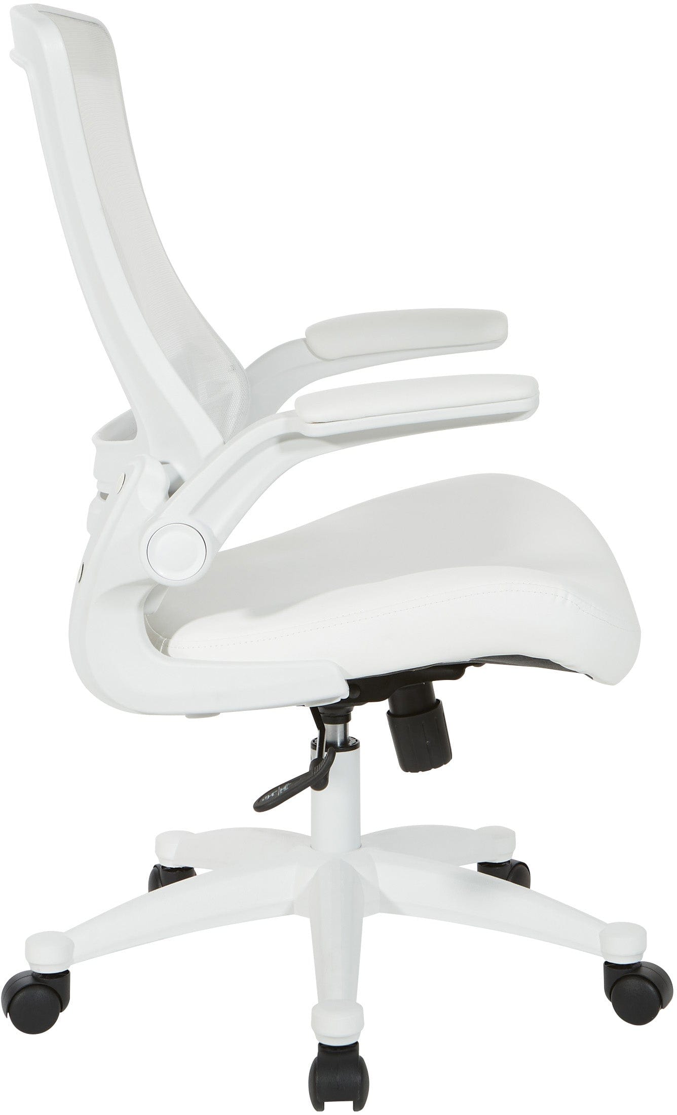 Office Star White Screen Back Manager's Chair [EM60926WH] - Ergonomic Executive Office Chair with Adjustable Height for Home & Business Workspaces