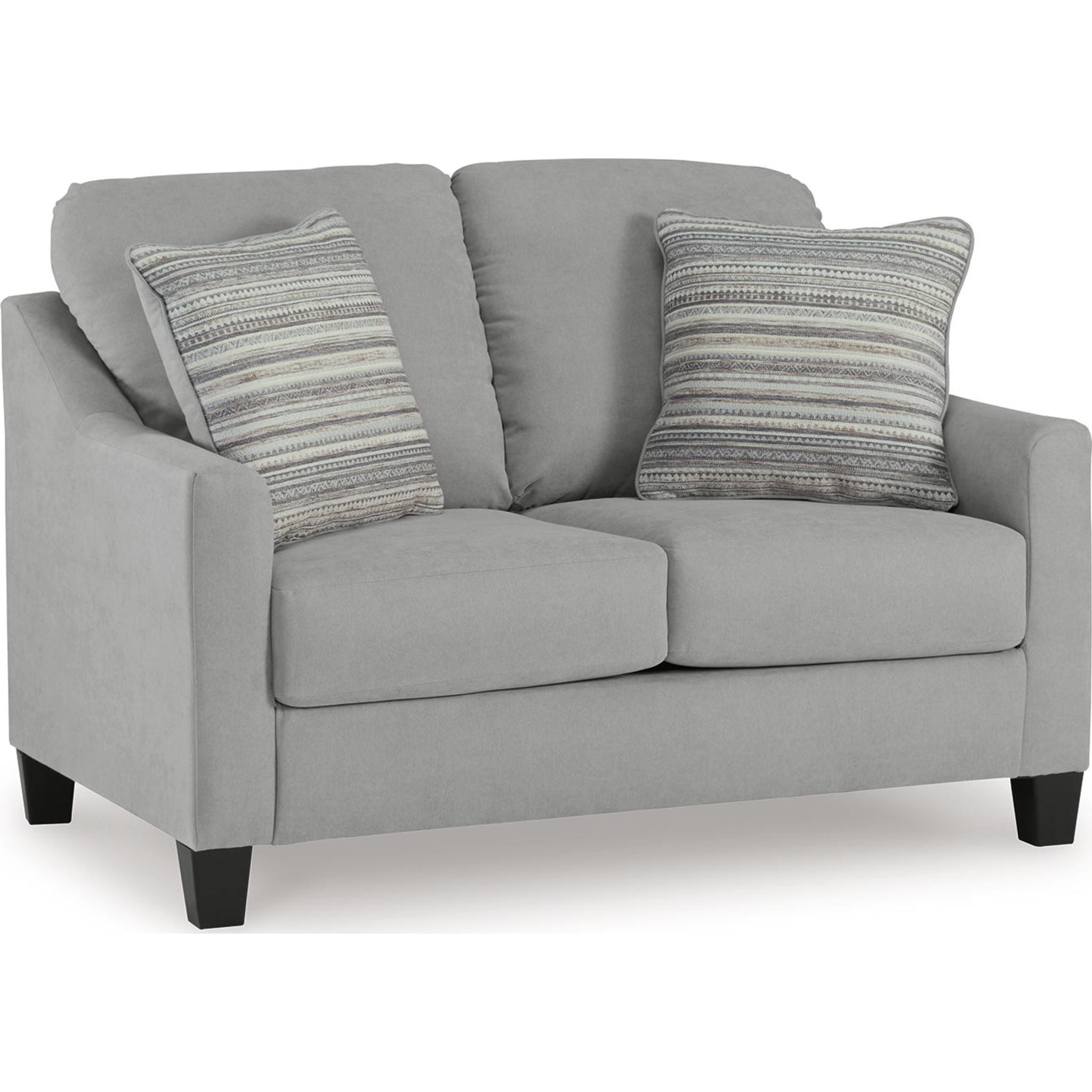 Adlai Loveseat in Shadow - Modern Two-Seater Sofa for Living Room, Lounge & Small Spaces - Perfect for Apartments, Dorms & Cozy Home Decor