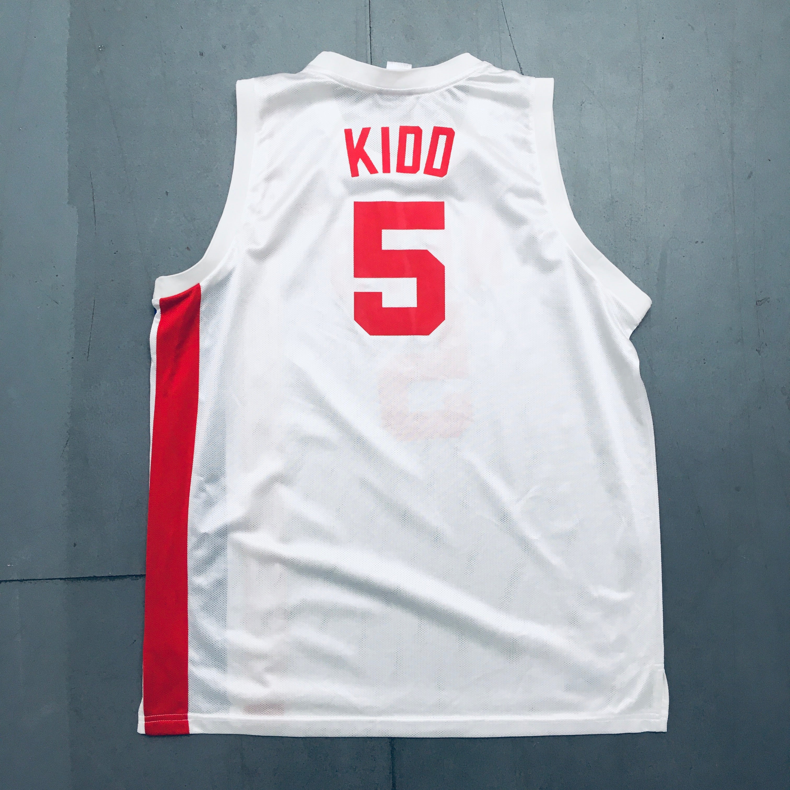 Authentic Jason Kidd 2004-05 New Jersey Nets White Reebok Hardwood Classics NBA Jersey - Size XL - Vintage Basketball Apparel for Fans & Collectors - Perfect for Games, Parties and Sports Memorabilia Displays
