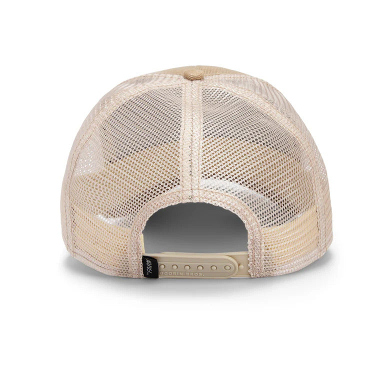 Goorin Bros Buck Fever Adjustable Trucker Snapback Hat for Men & Women - Tan - Perfect for Outdoor Adventures, Hunting & Casual Wear