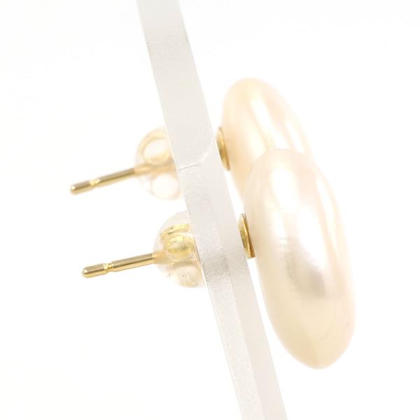 18K Yellow Gold Pearl Earrings for Women - Elegant & Timeless Pearl Stud Earrings - Perfect for Weddings, Parties & Everyday Wear