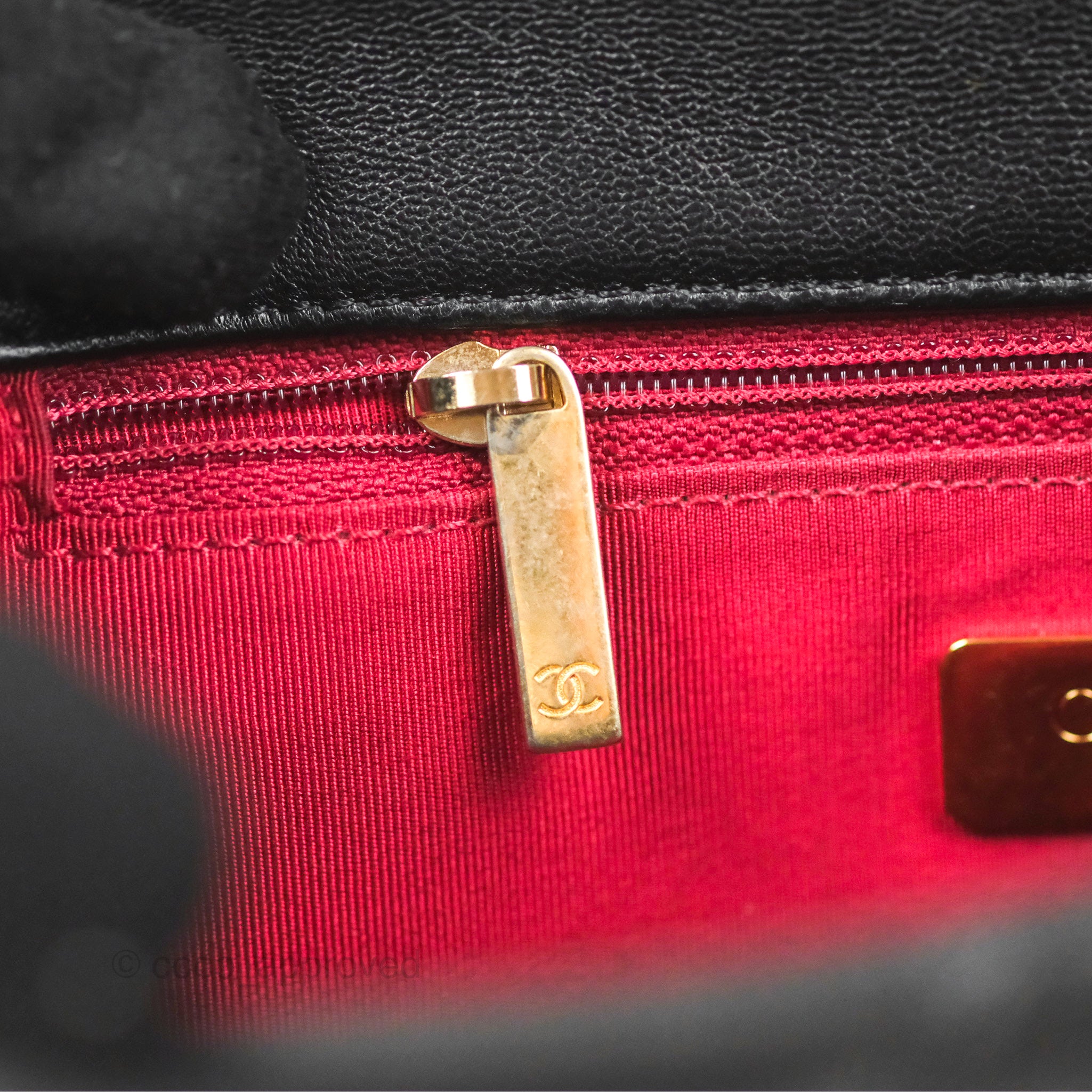 Chanel 19 Small Black Goatskin Mixed Hardware Handbag - Luxury Designer Crossbody Bag for Women | Perfect for Evening Events, Date Nights & Special Occasions