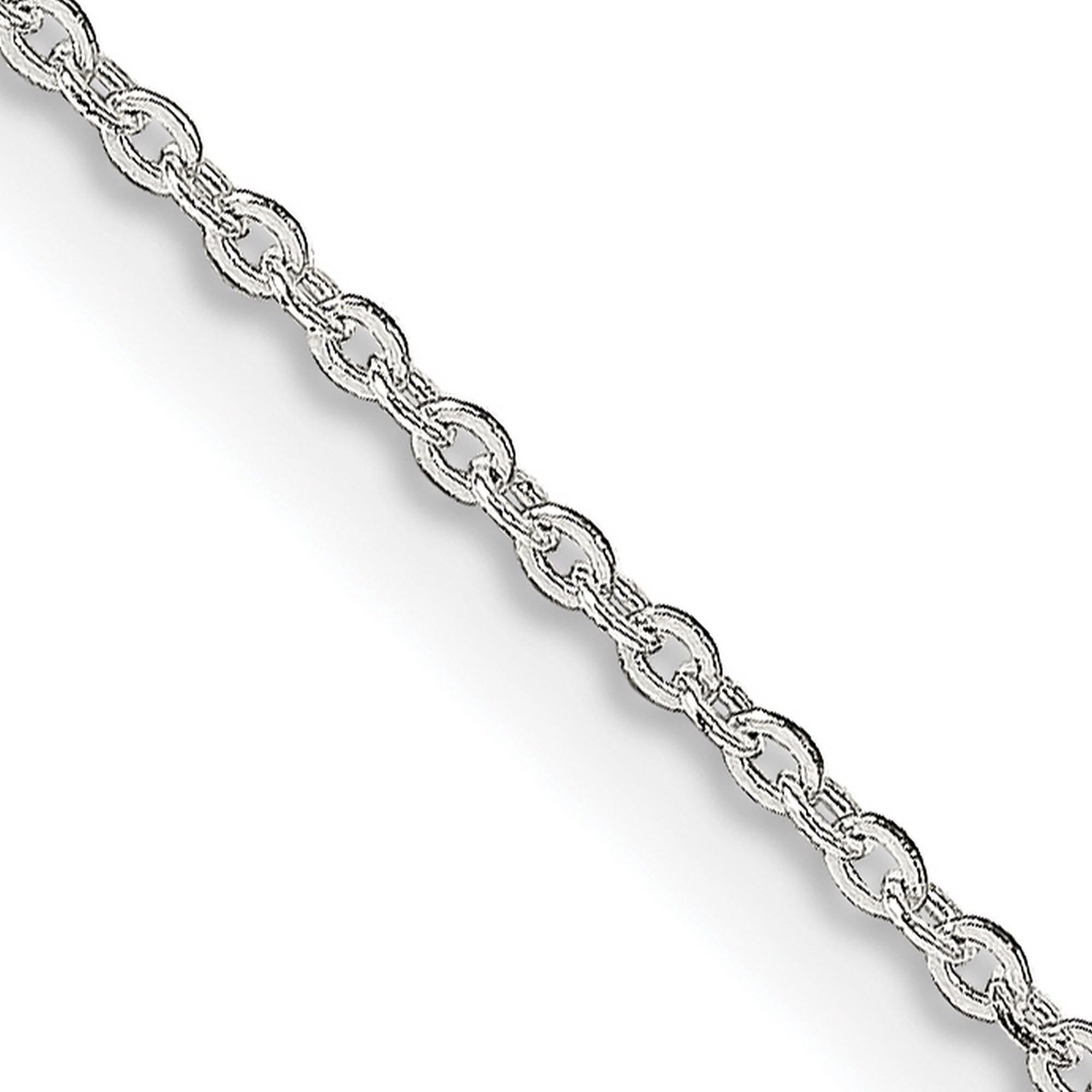 925 Sterling Silver Flat Link Cable Chain Necklace & Bracelet for Women - Dainty Jewelry Gift for Her, Perfect for Layering, Everyday Wear & Special Occasions