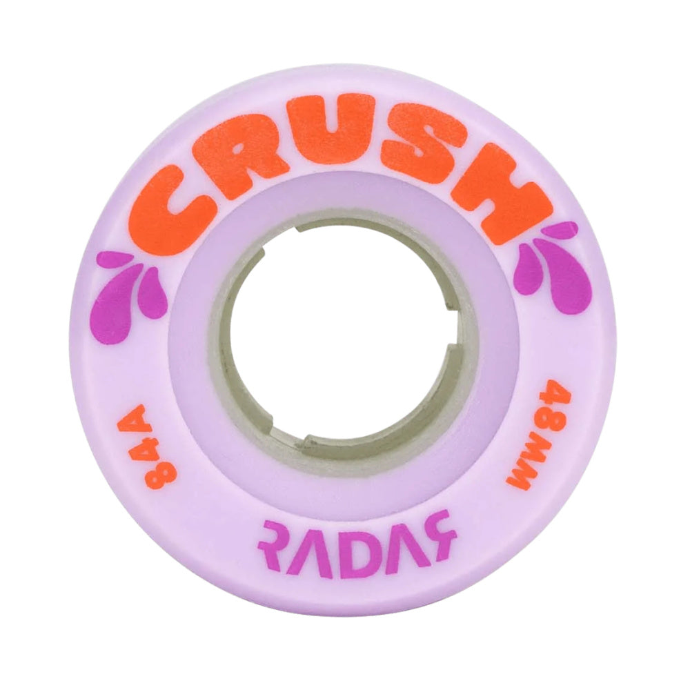 48mm Radar Crush Outdoor Roller Dance Wheels - 4 Pack for Smooth Skating & Roller Derby Performance