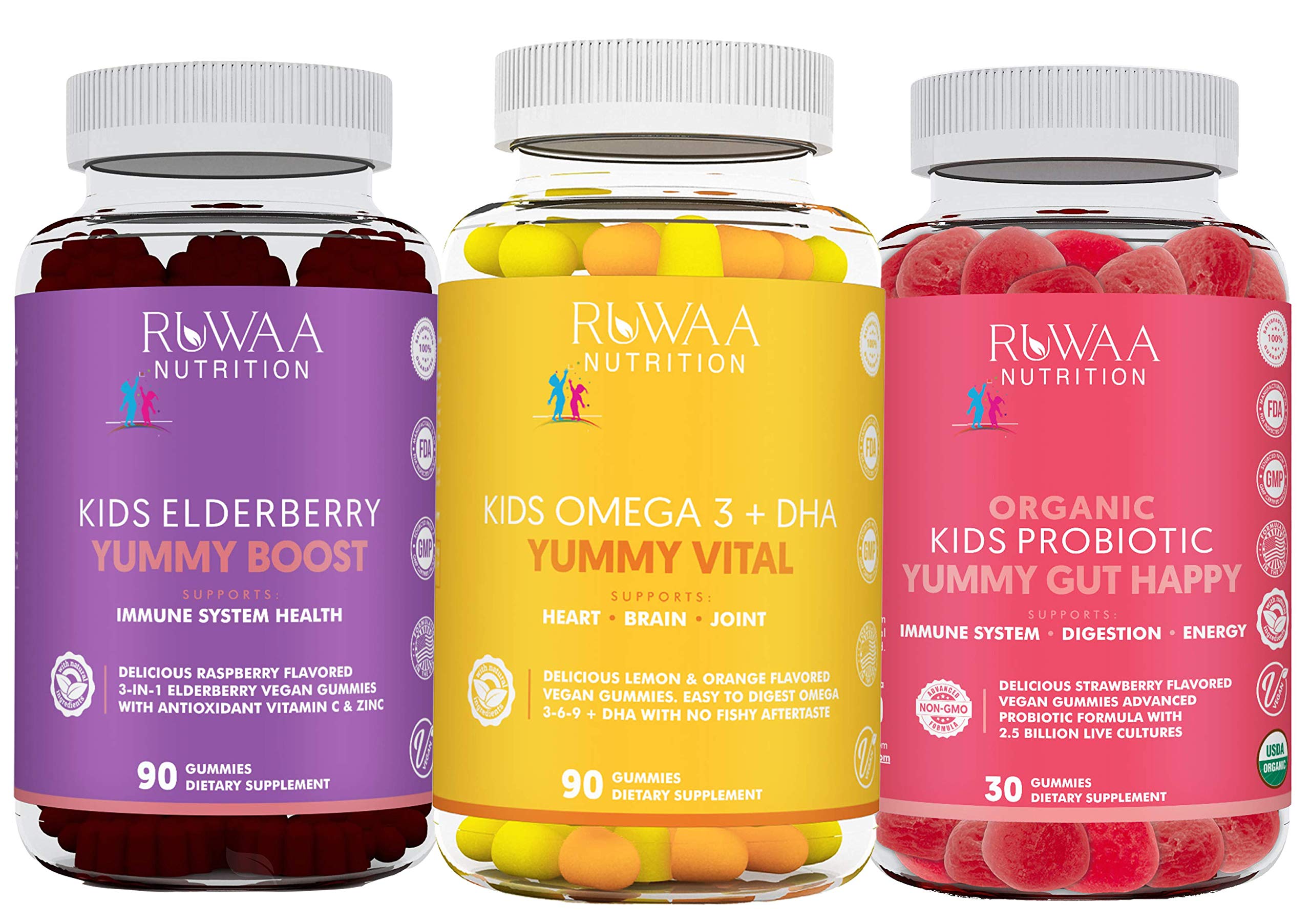 Best Immune Support Vitamins for Kids - Boosts Immunity & Health - Essential Daily Supplement for Children's Wellness - Perfect for School, Travel & Cold Season Protection