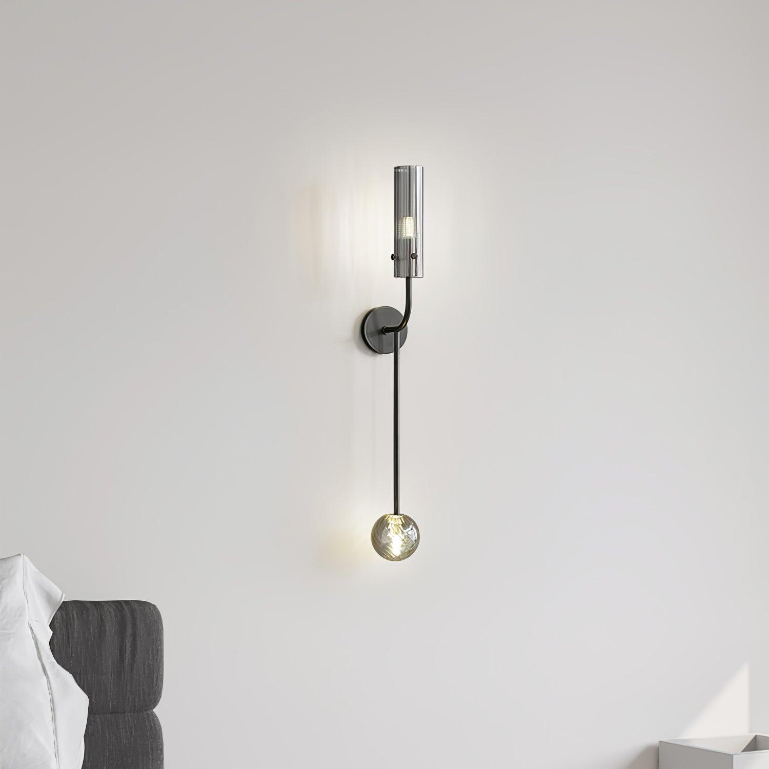 Eclat Vertica Modern Wall Lamp - Sleek LED Sconce Lighting for Bedroom, Living Room & Hallway - Energy Efficient Indoor Wall Light Fixture