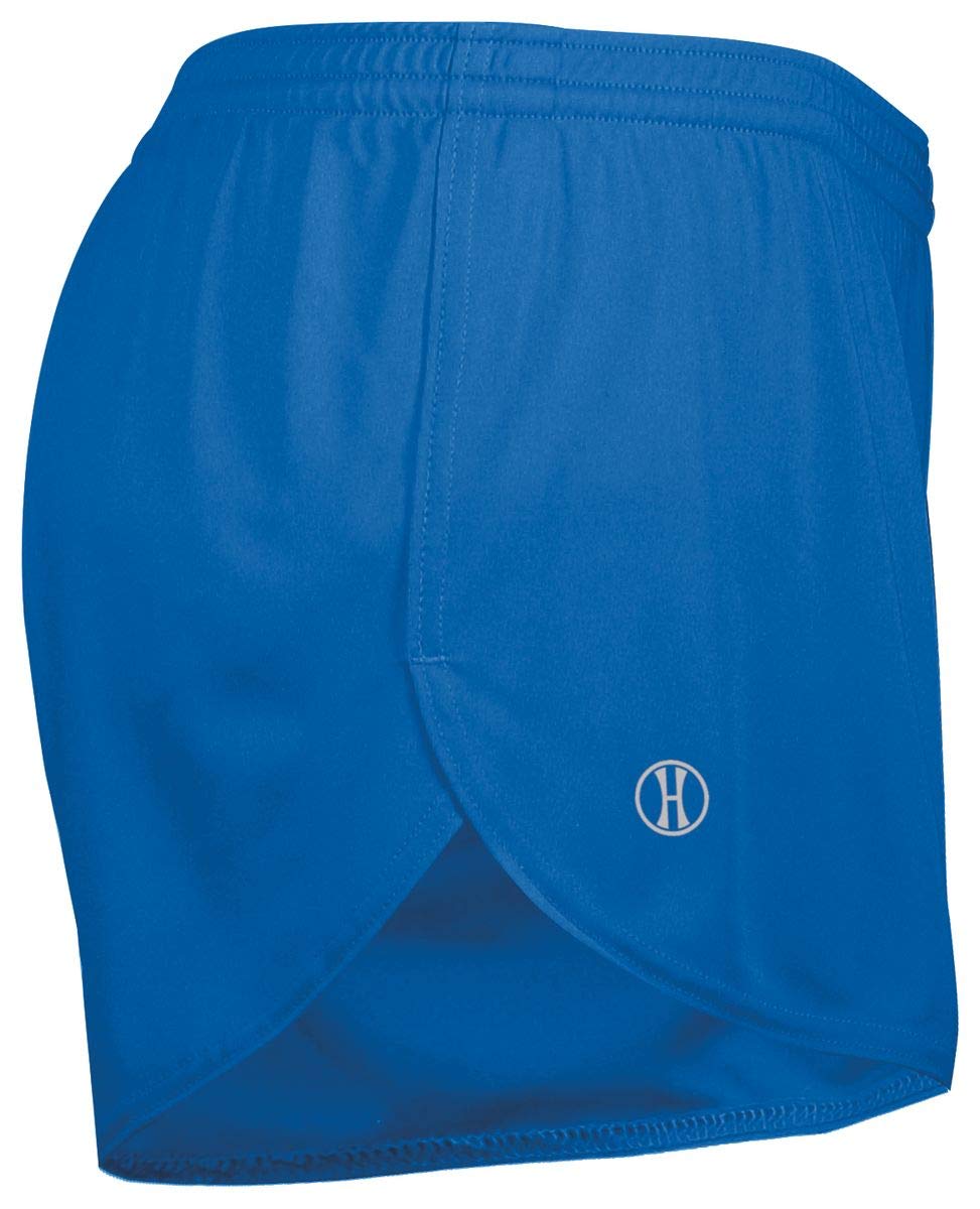 Holloway Sportswear Women's PR Max Running Shorts - High Waist Athletic Track Shorts for Running, Gym & Workouts - Breathable Lightweight Quick-Dry Fabric - Royal Blue - Perfect for Sprint Training, HIIT & Yoga