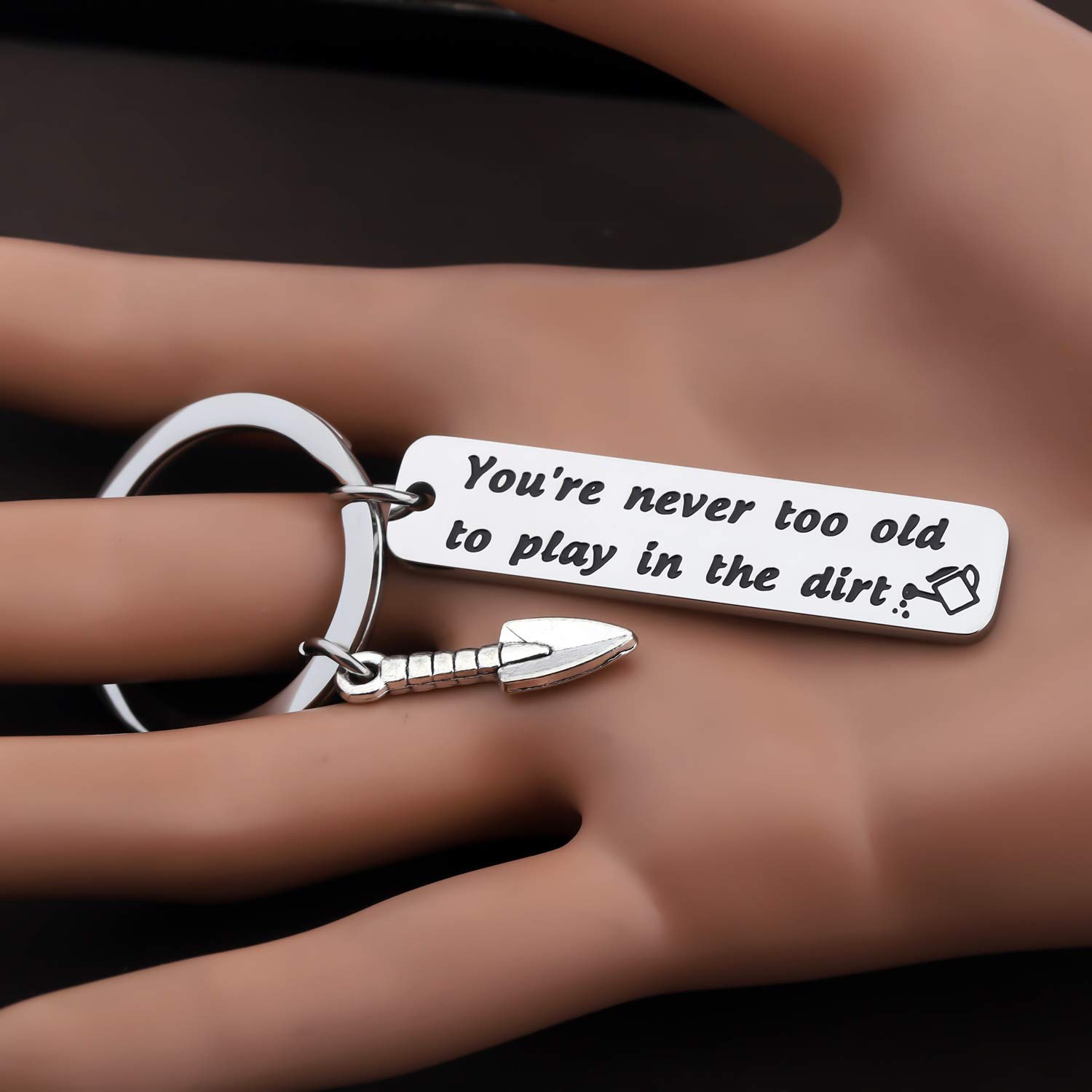 Gardening Keychain Gift for Plant Lovers - Florist Jewelry for Gardeners