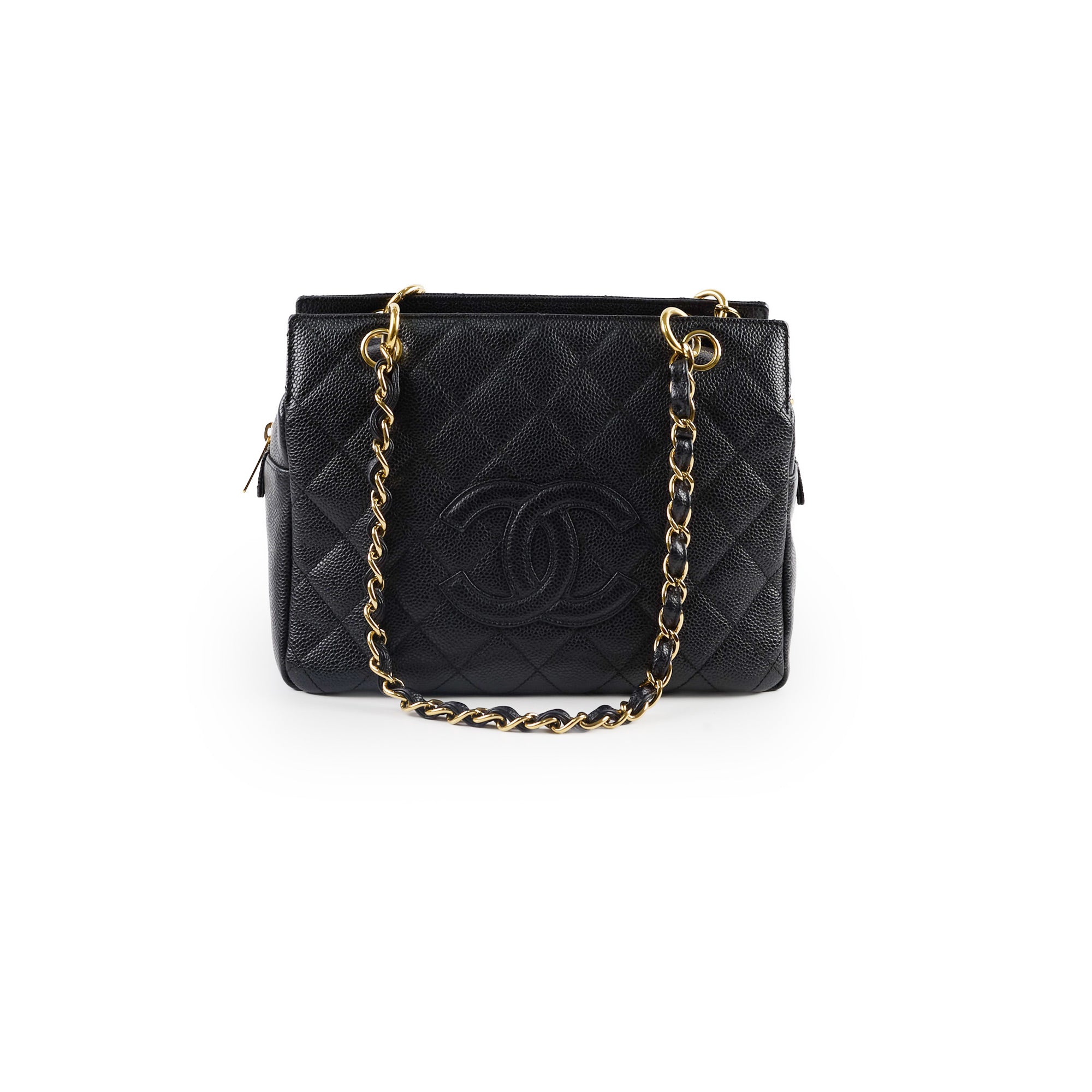 Chanel Petite Timeless Tote Bag PTT in Black Caviar Leather - Luxury Designer Handbag for Women, Perfect for Work, Travel & Everyday Use