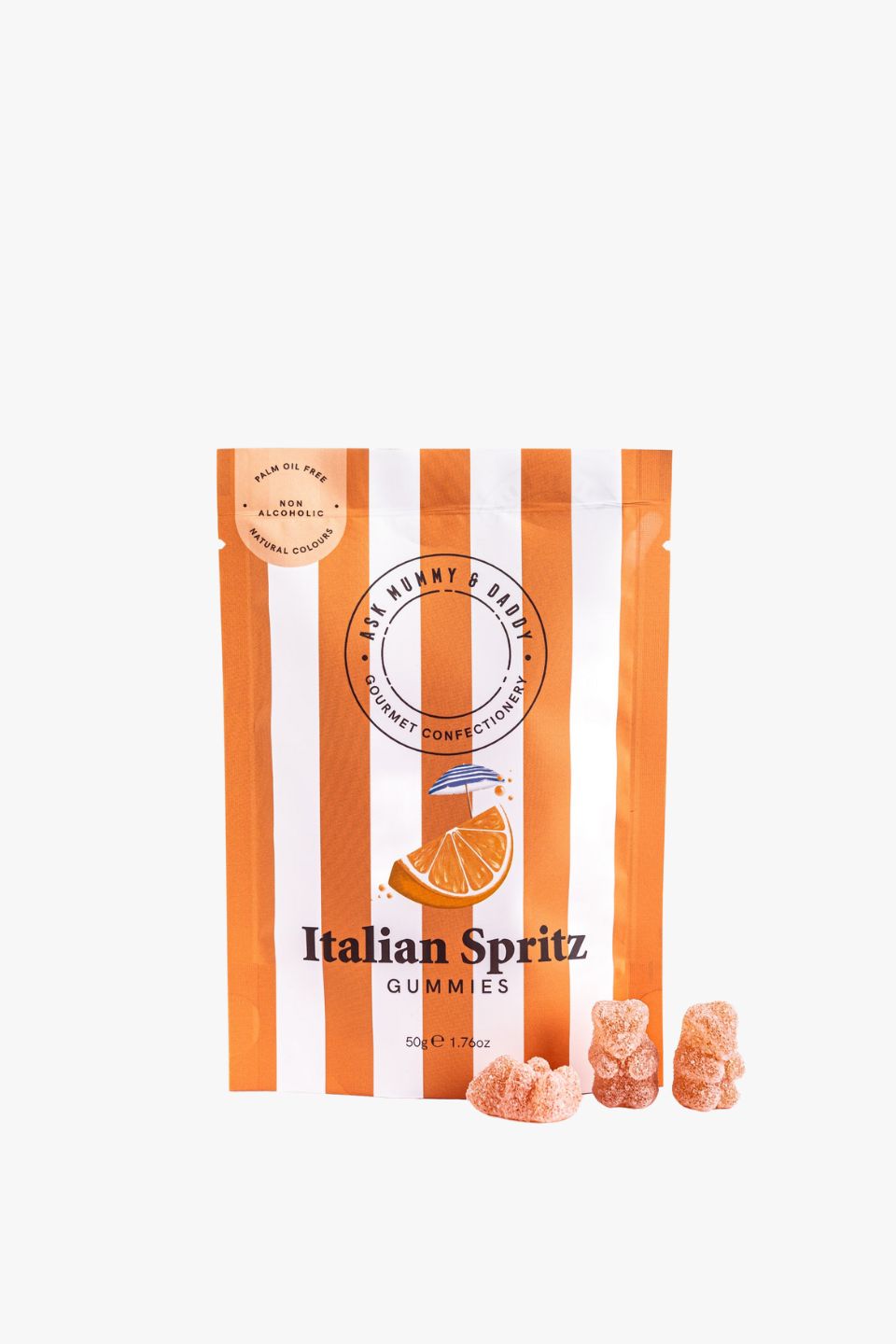 Italian Spritz Gummies - Authentic Aperol Flavor Candy | Perfect for Cocktail Parties, Movie Nights & Gifts