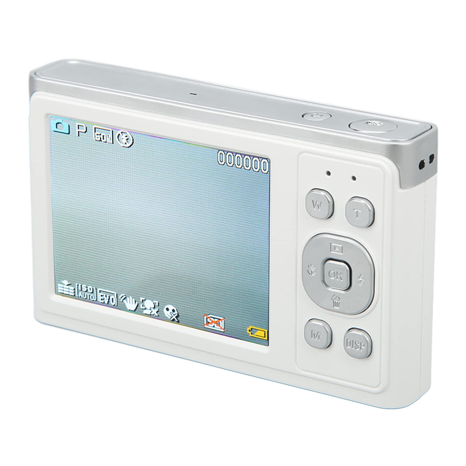 16X Zoom Digital Camera with 2.88in IPS HD Screen - Perfect for Macro Photography, Travel & Vlogging (White) - Capture Stunning Close-ups, Landscapes & YouTube Videos