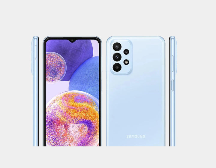 Samsung Galaxy A23 SM-A235M 64GB 4GB RAM Dual SIM Unlocked Smartphone (Blue) - Perfect for Travel, Work & Everyday Use