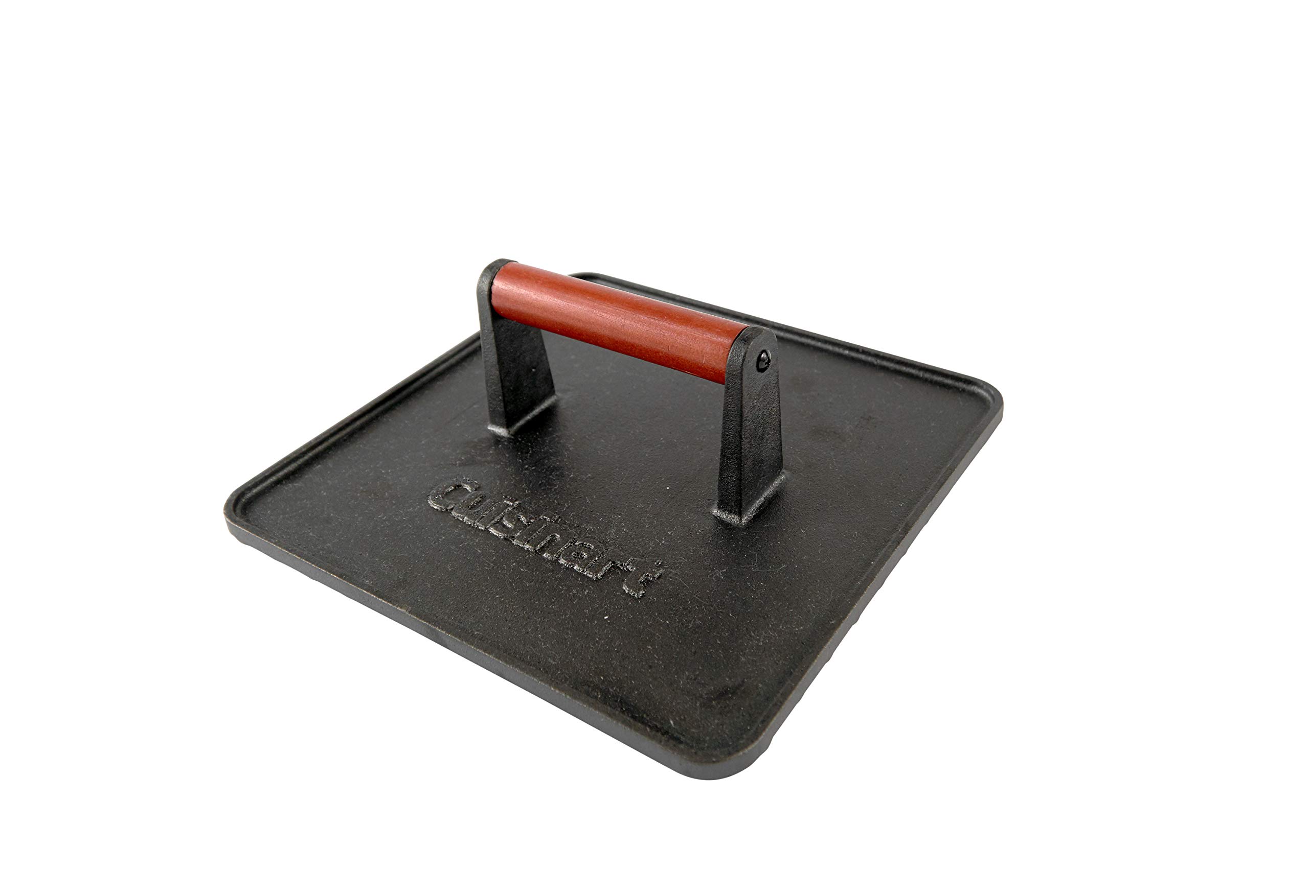 Cuisinart CGPR-223 XL Heavy Duty Cast Iron Griddle Press for Burgers, Sandwiches & Paninis - Perfect for Grilling, BBQ & Outdoor Cooking