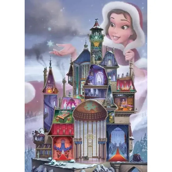 Disney Princess Belle Castle Pz1000 Doll Playset - Perfect for Kids' Birthday Gifts & Disney Themed Room Decor