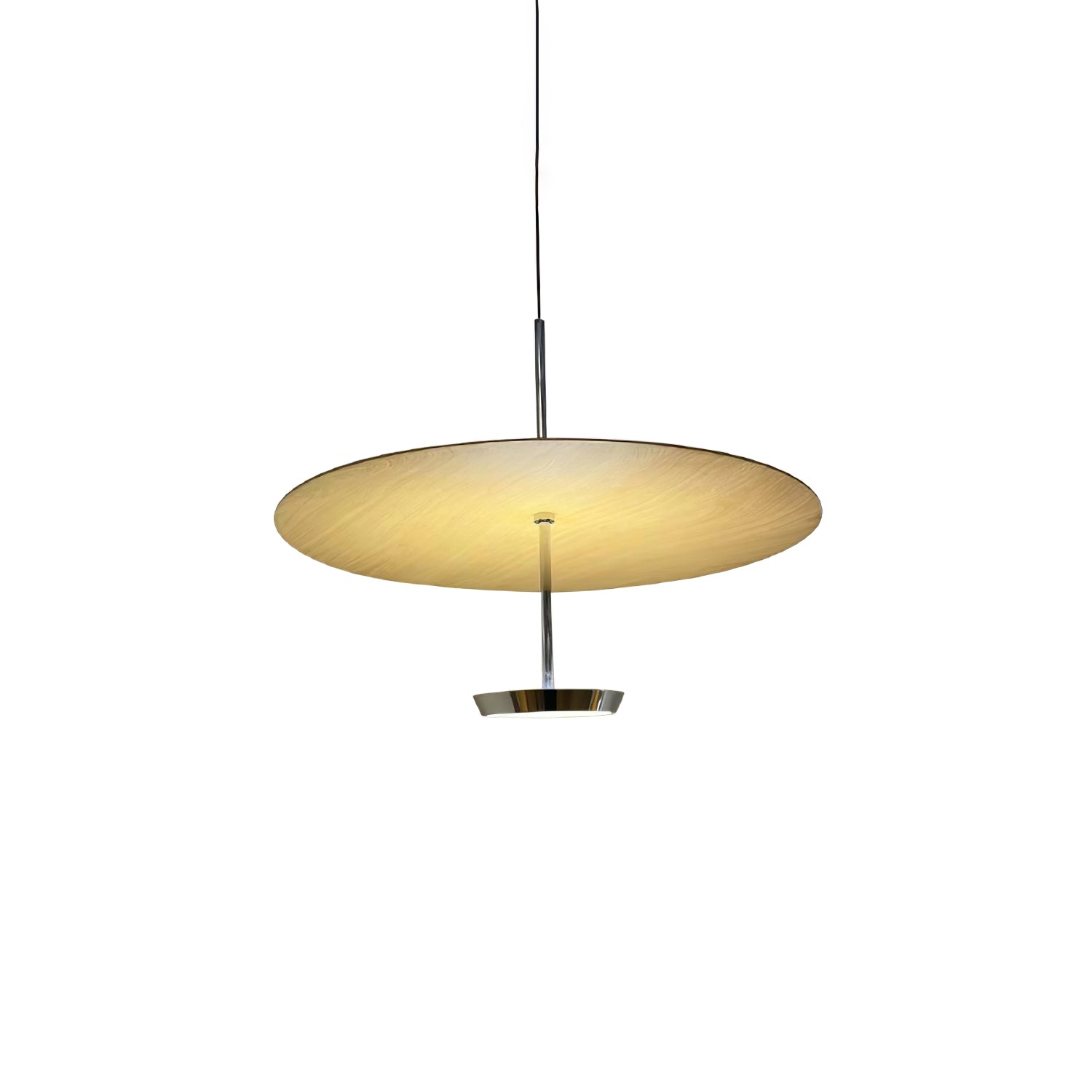 Eryndor Modern Scandinavian Disc Pendant Lamp - Minimalist Ceiling Light Fixture for Dining Room, Kitchen, Bedroom & Living Room Decor